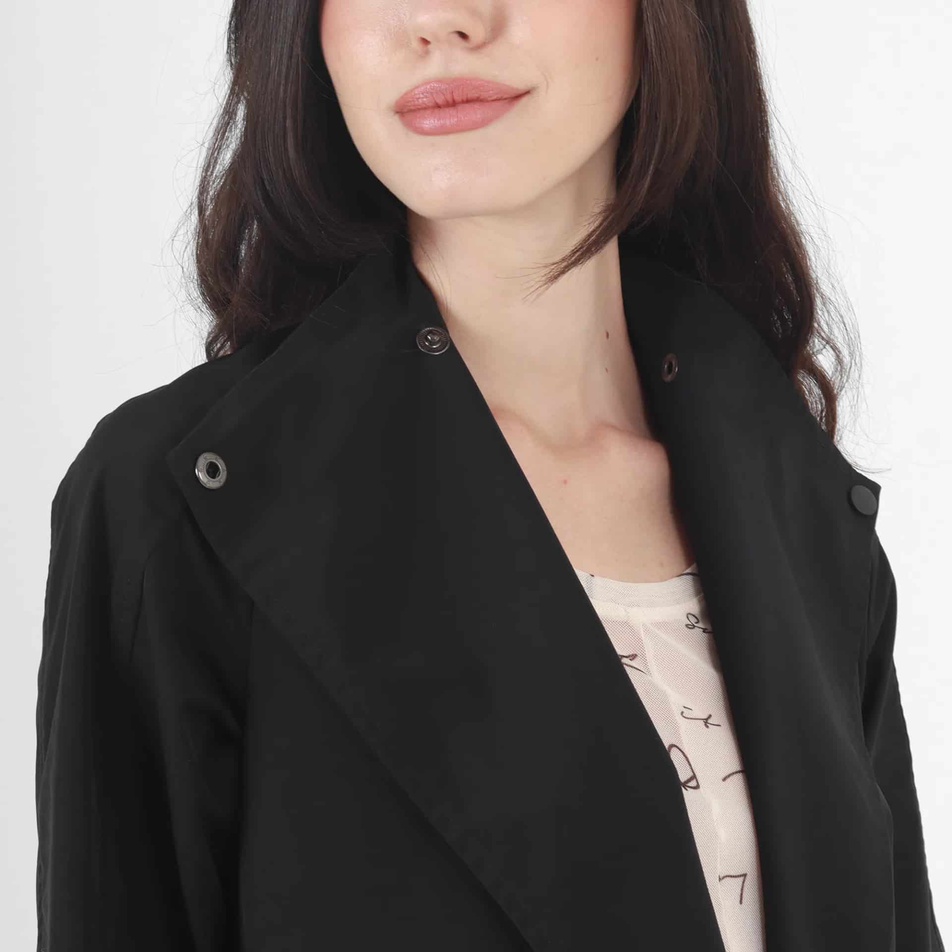 Chaqueta Cuello Solapa Manga Larga - miniatura 3