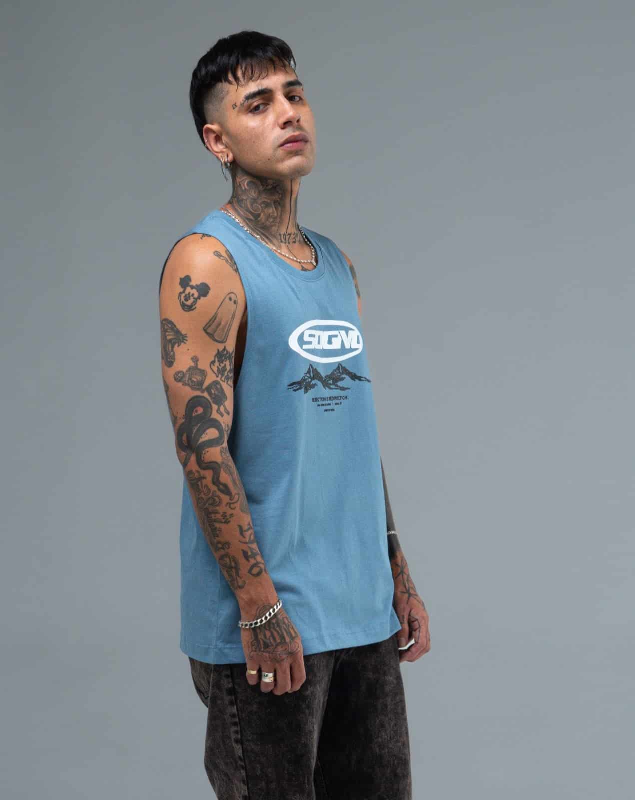 Camisilla Semilarga Sogno-Azul - miniatura 3