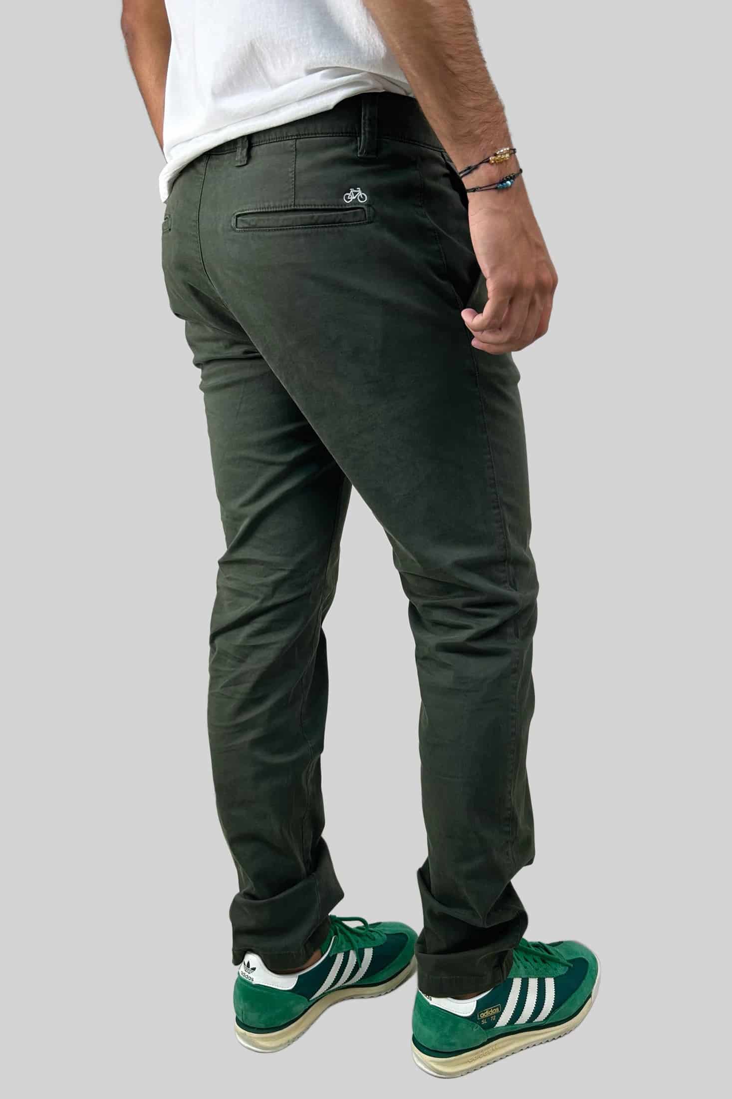 PANTALON CHINO OLIVA - miniatura 2