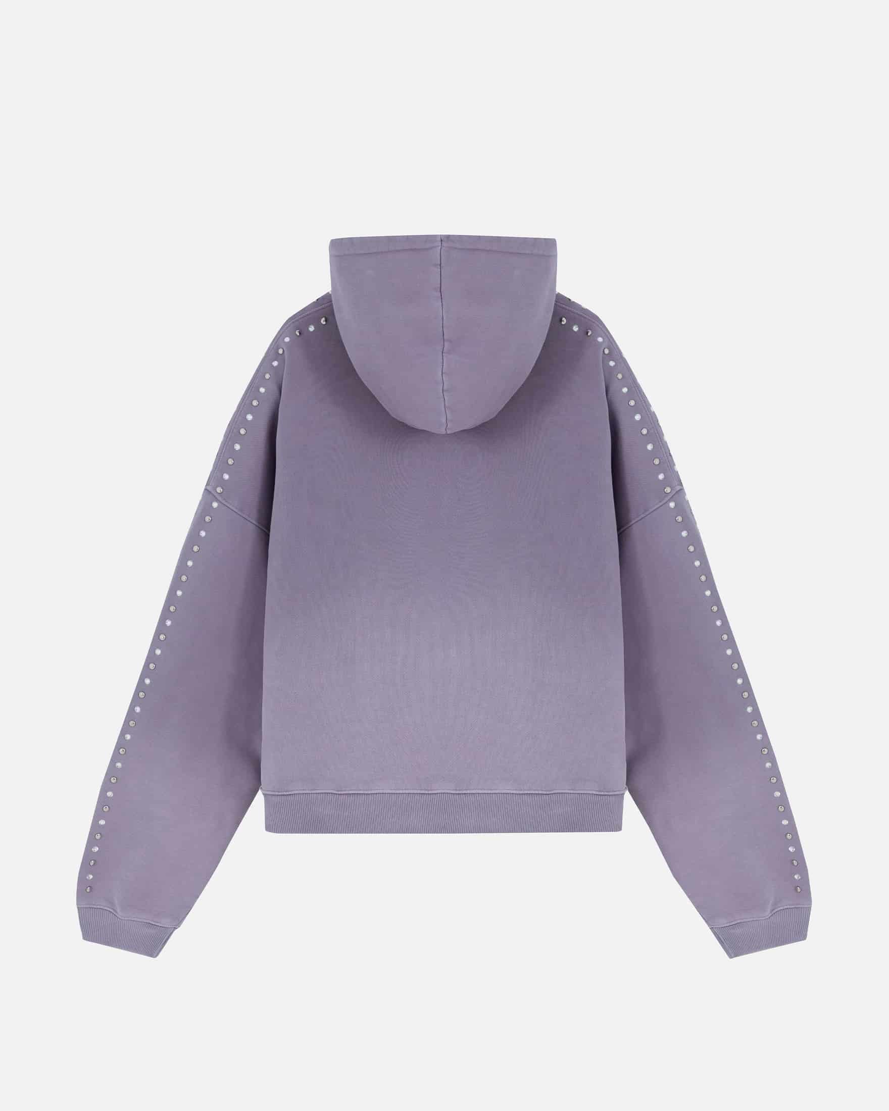 Santa Unión Basic  Boxy Hoodie Purple - miniatura 3