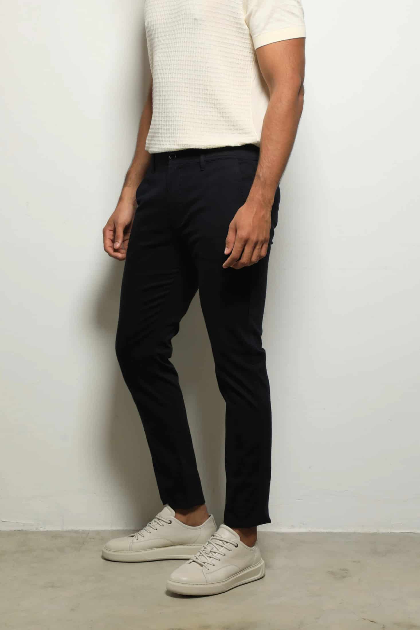 Pantalón Chino Pique Navy - miniatura 1