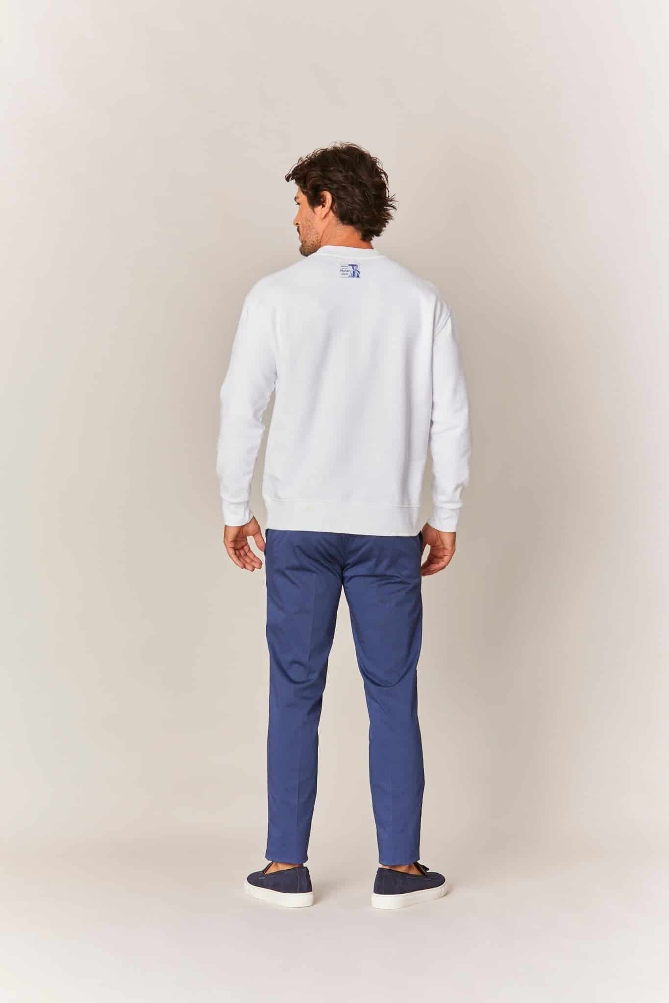 men's star white sweartshirt - miniatura 3