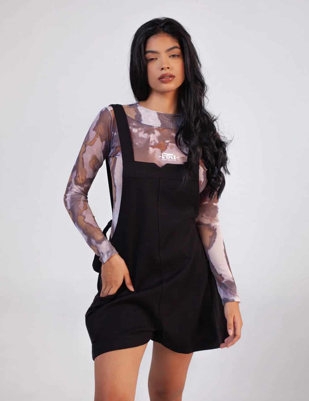 Romper Tirantas Noires negro Mujer - miniatura 15