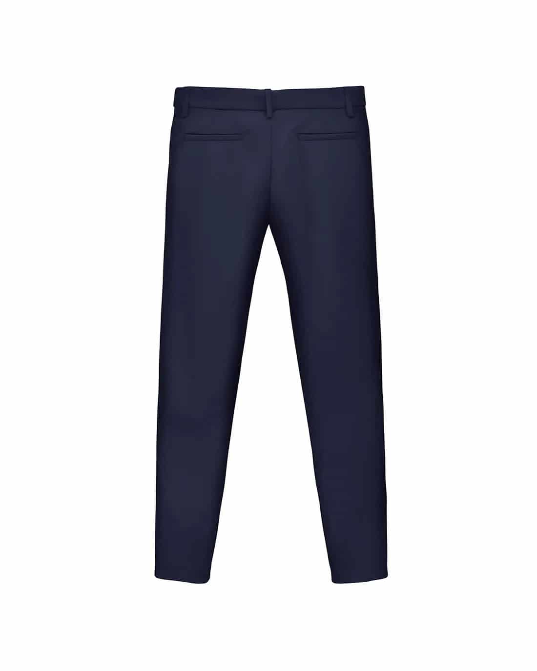 Pantalón Recto Azul - miniatura 4