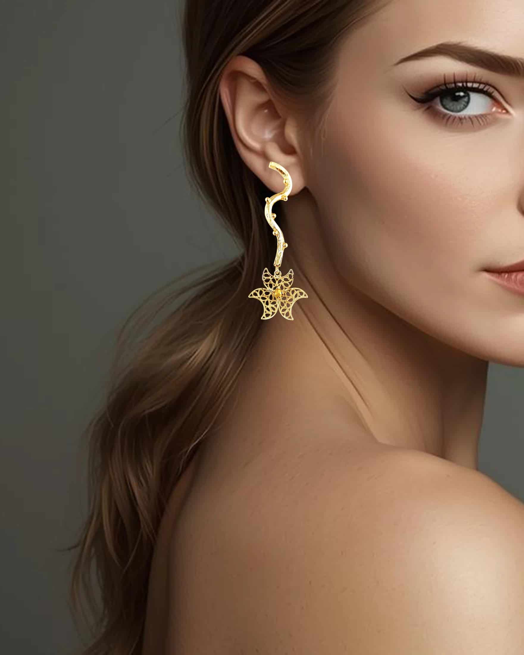 Aretes filigrana Cecilia - miniatura 2
