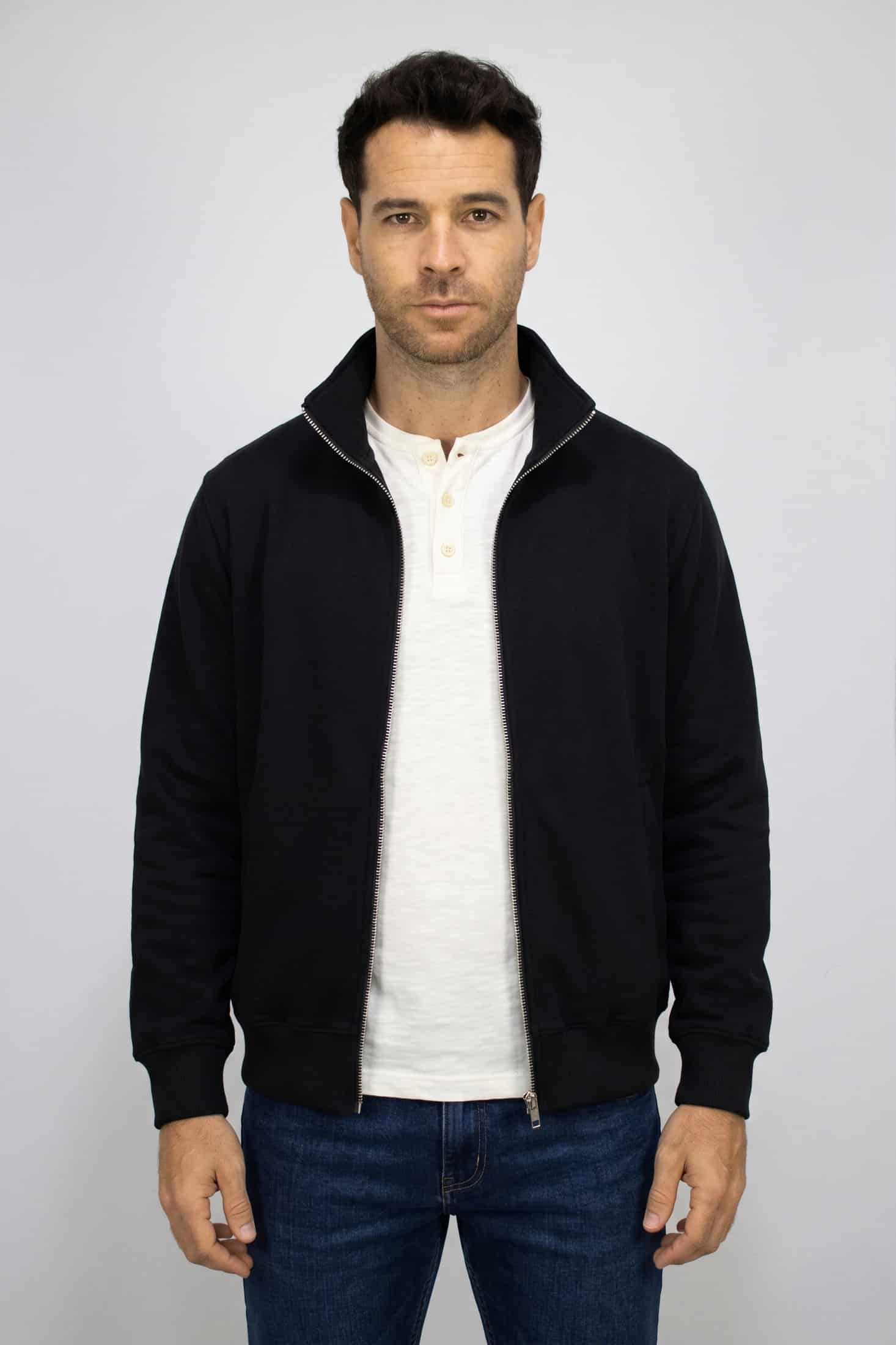 Saco negro con Cremallera para hombre - miniatura 4