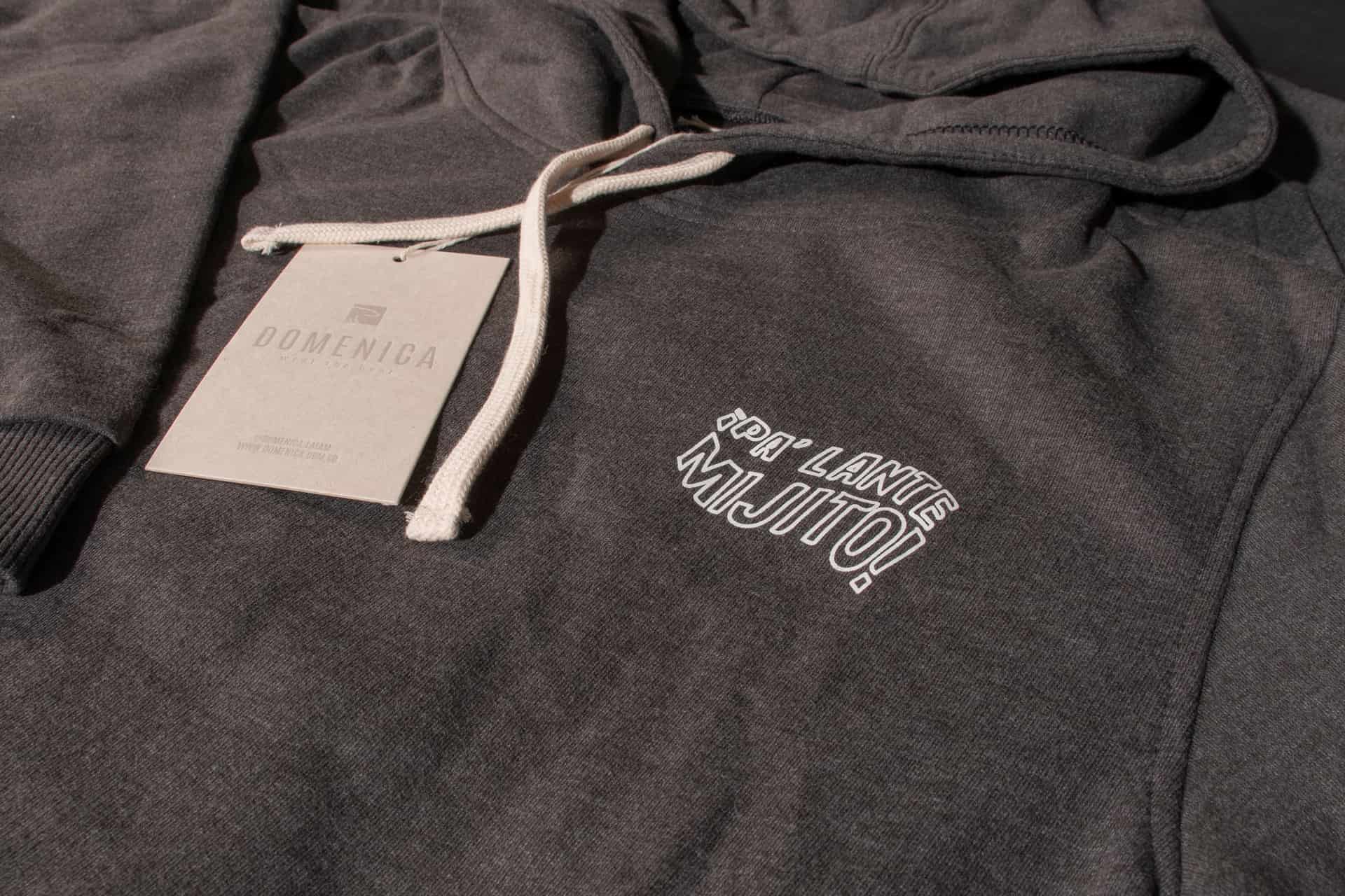 HOODIE GRIS GO RIGO GO X DOMENICA - UNISEX - miniatura 1