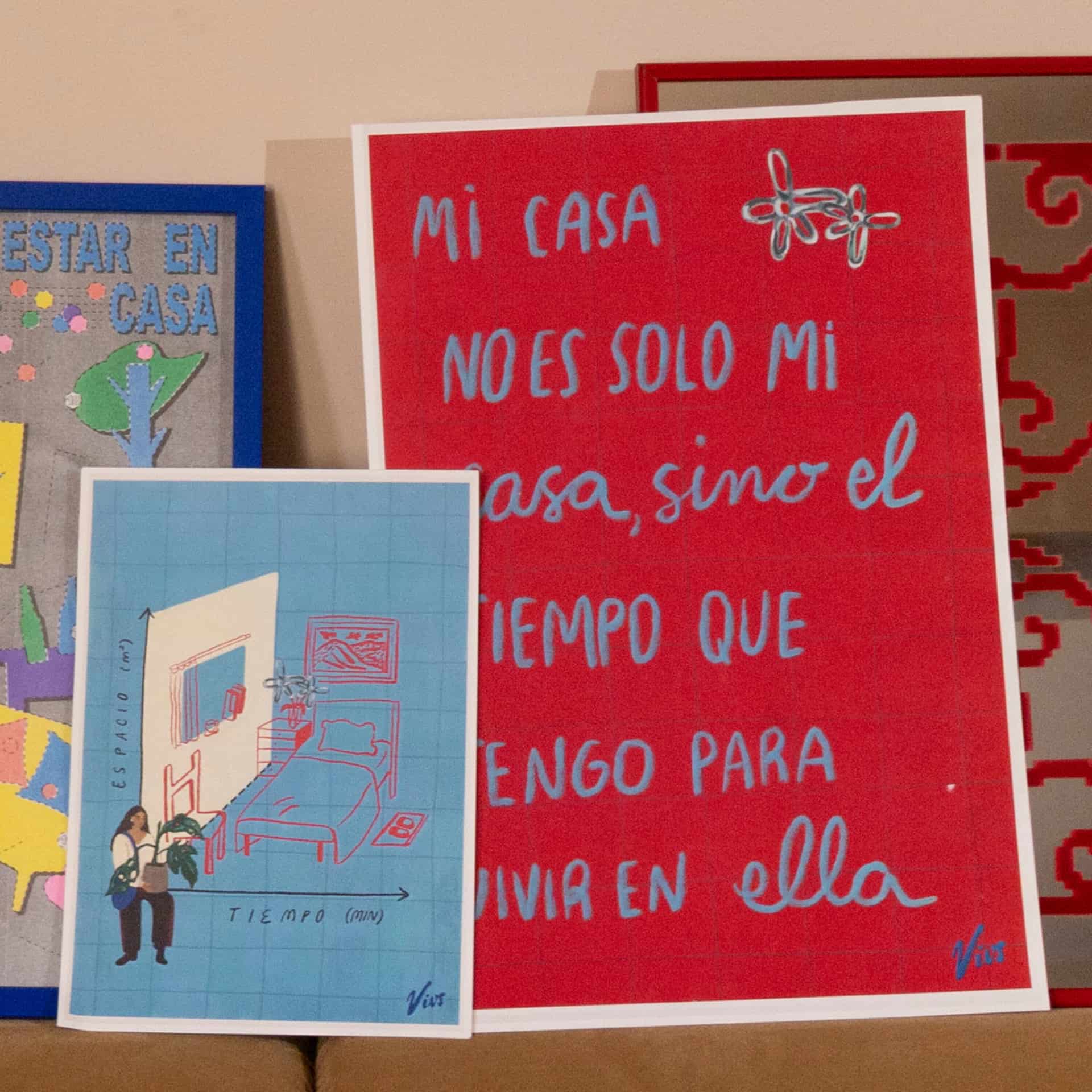 El tiempo de estar en mi casa póster - VIVS - miniatura 3