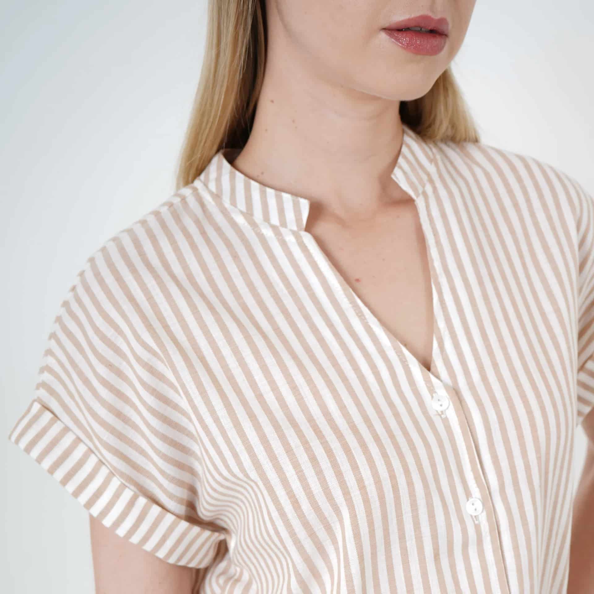 Blusa Cuello Neru Manga Corta - miniatura 3