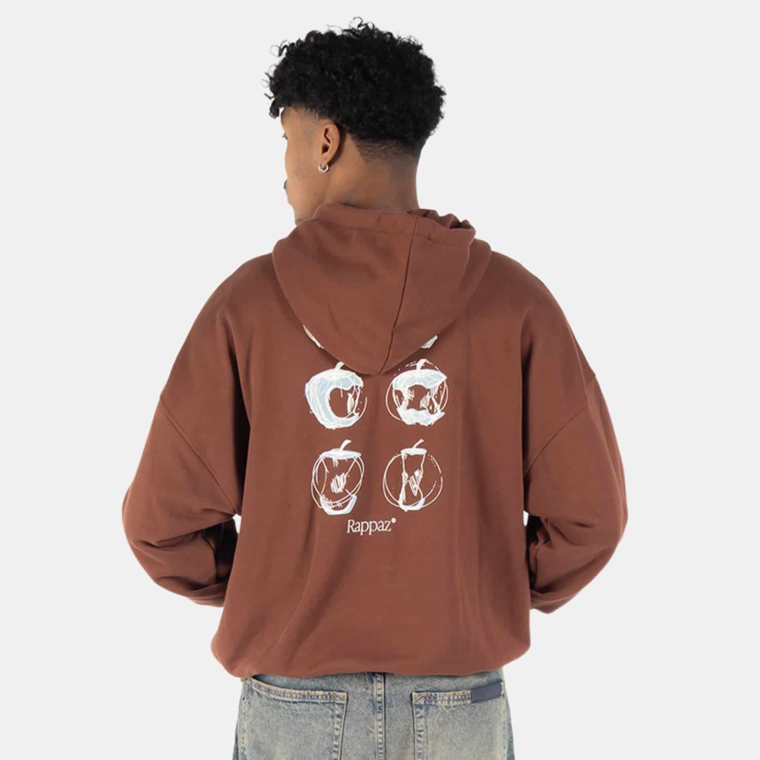 The Big Apple Hoodie Mocca - miniatura 4