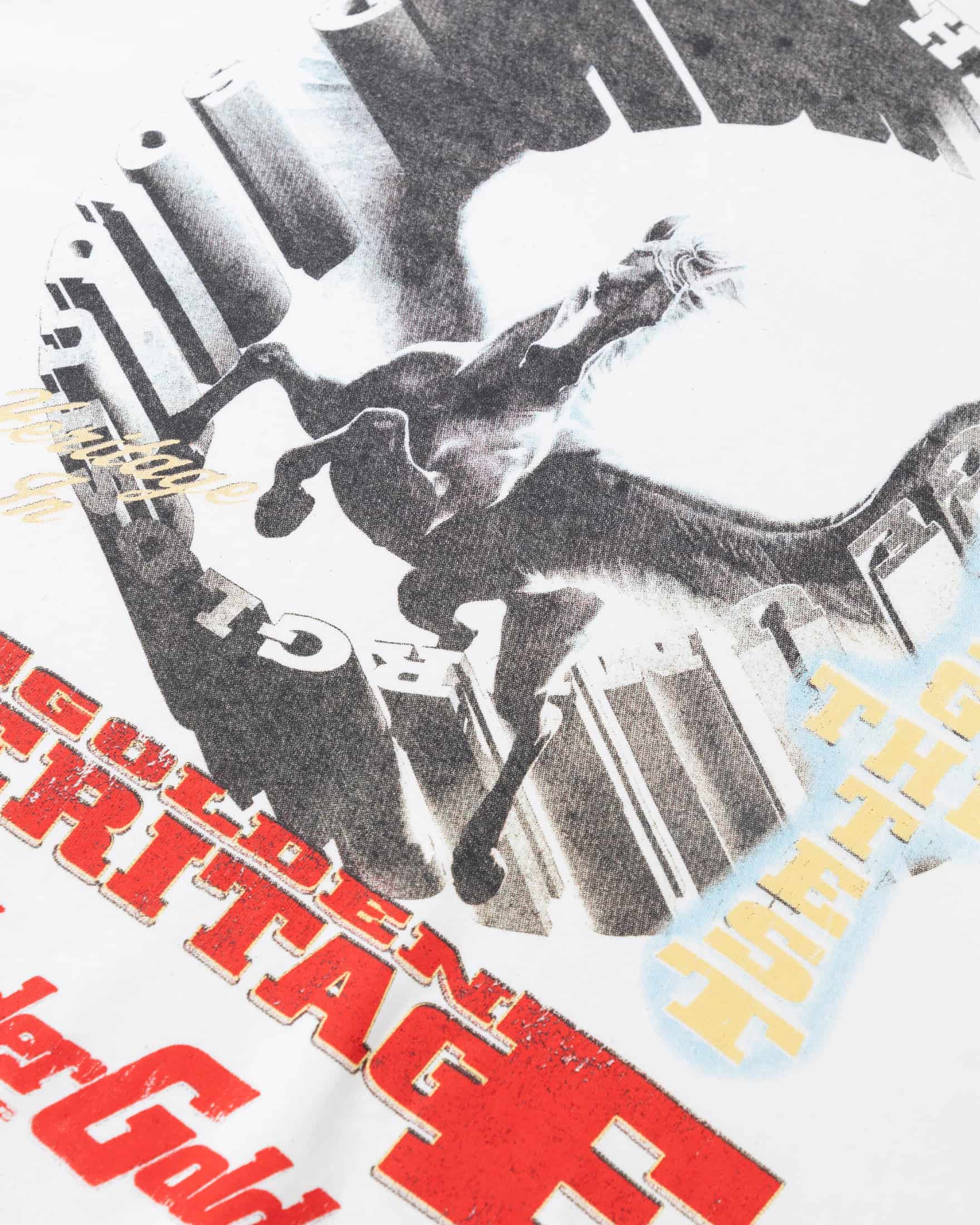 Golden Heritage Pegasus Boxy Fit Tshirt White - miniatura 4