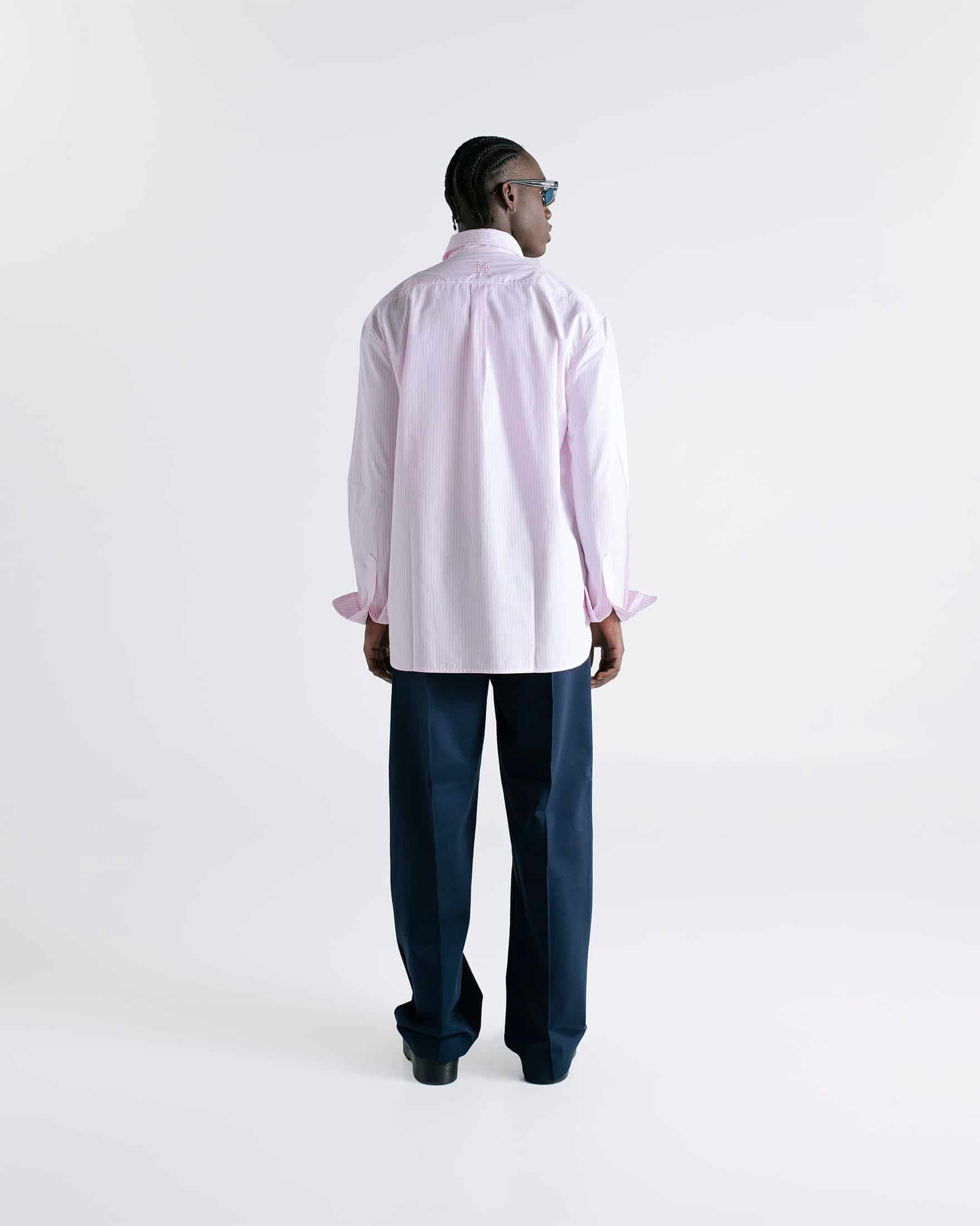 Pinstripe Shirt - Baby Pink - miniatura 4