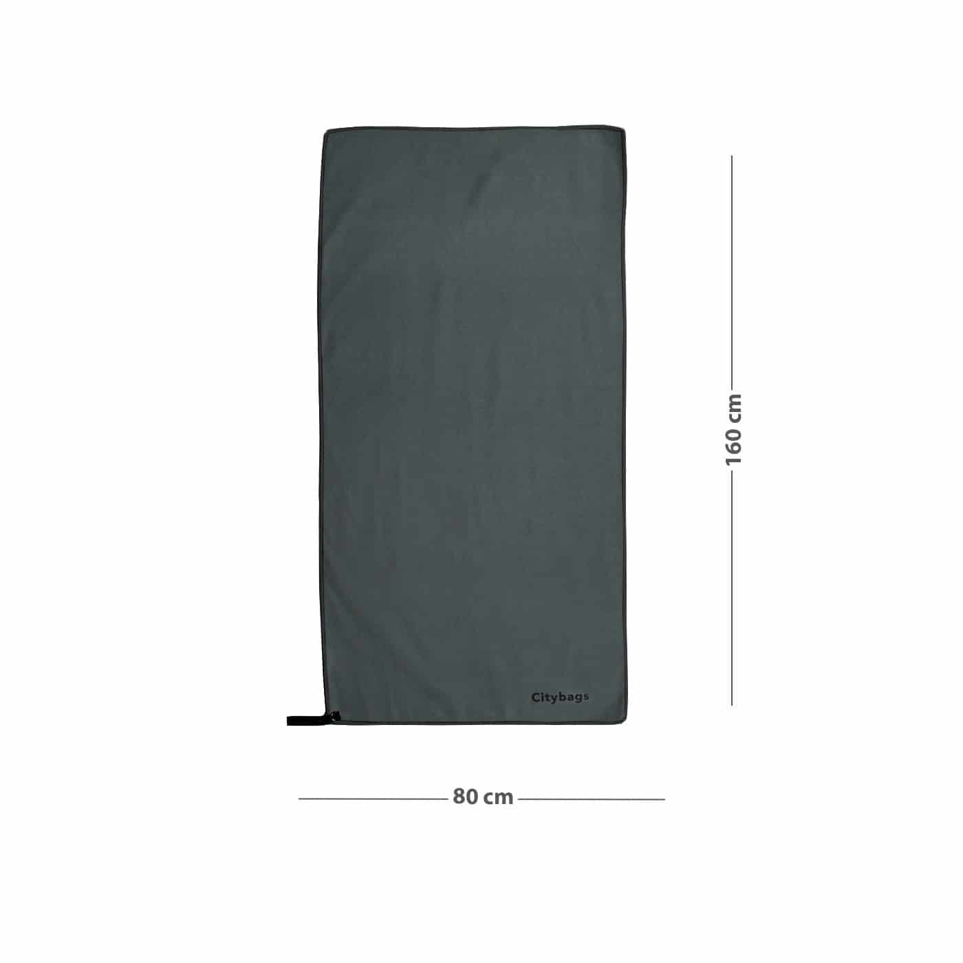 Toalla en microfibra para viajar 80cm x 160cm - miniatura 3