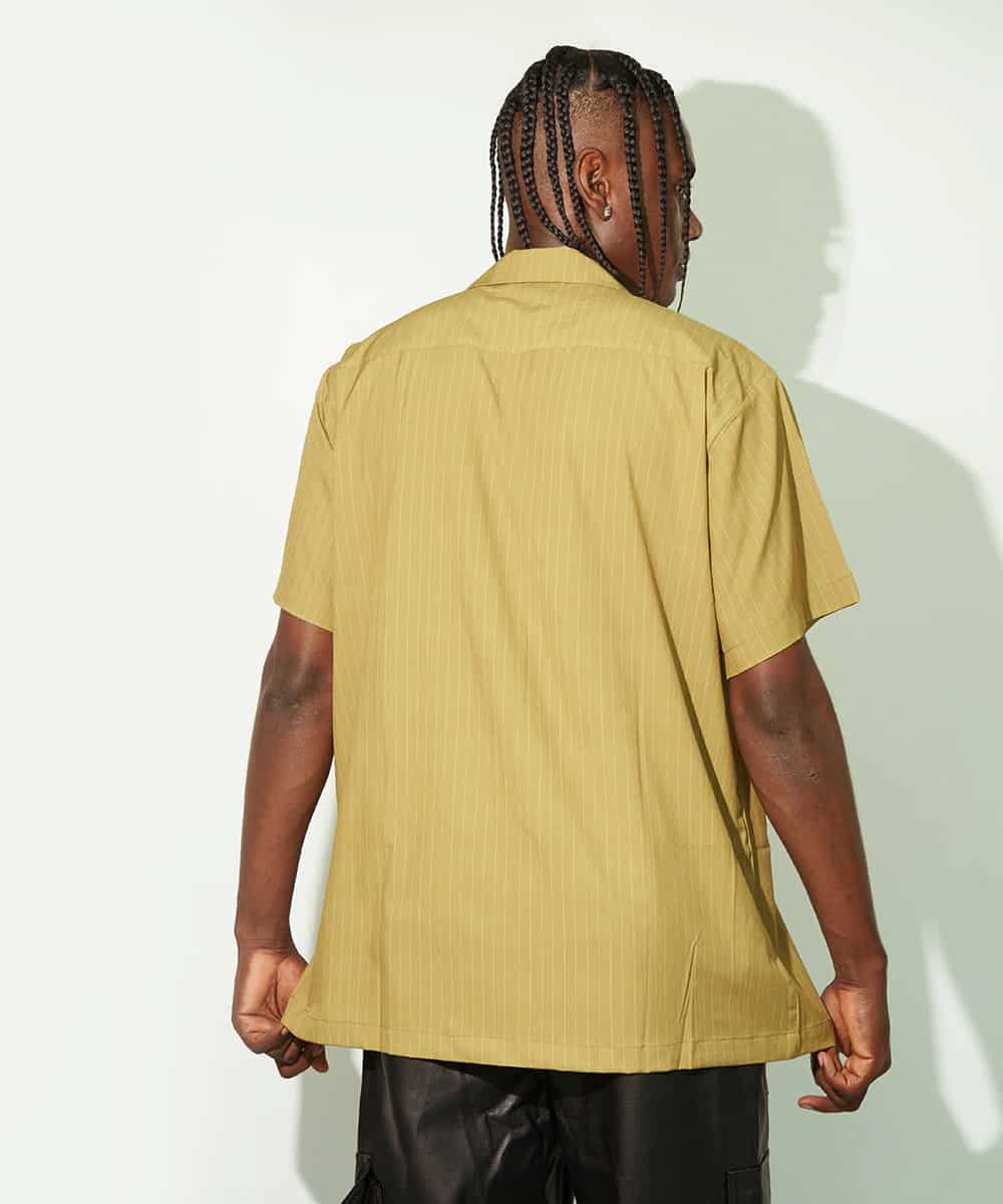 Camp Shirt in Green Pinstripe - miniatura 3