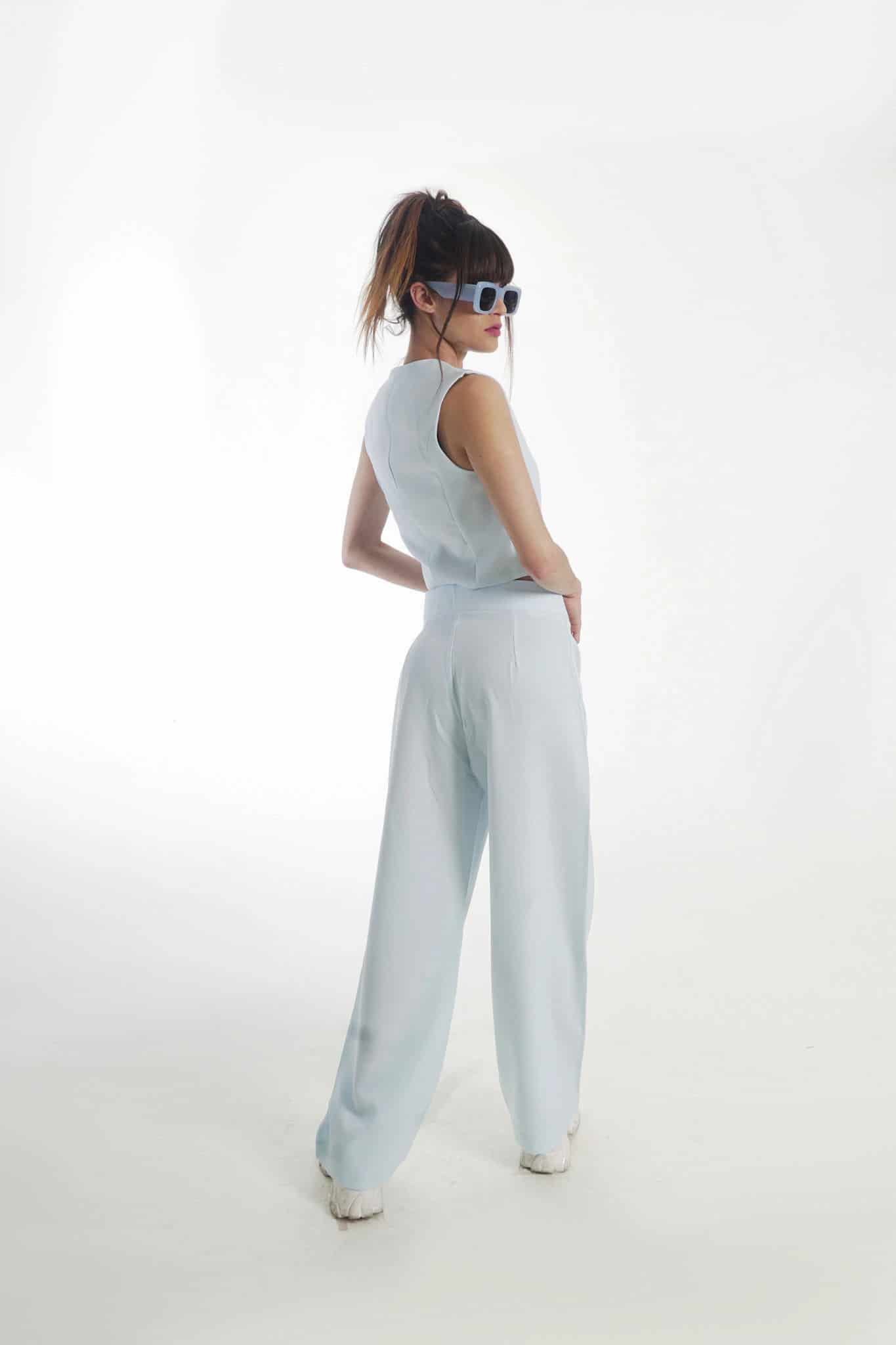 -Pantalon Daniela azul cielo - miniatura 2