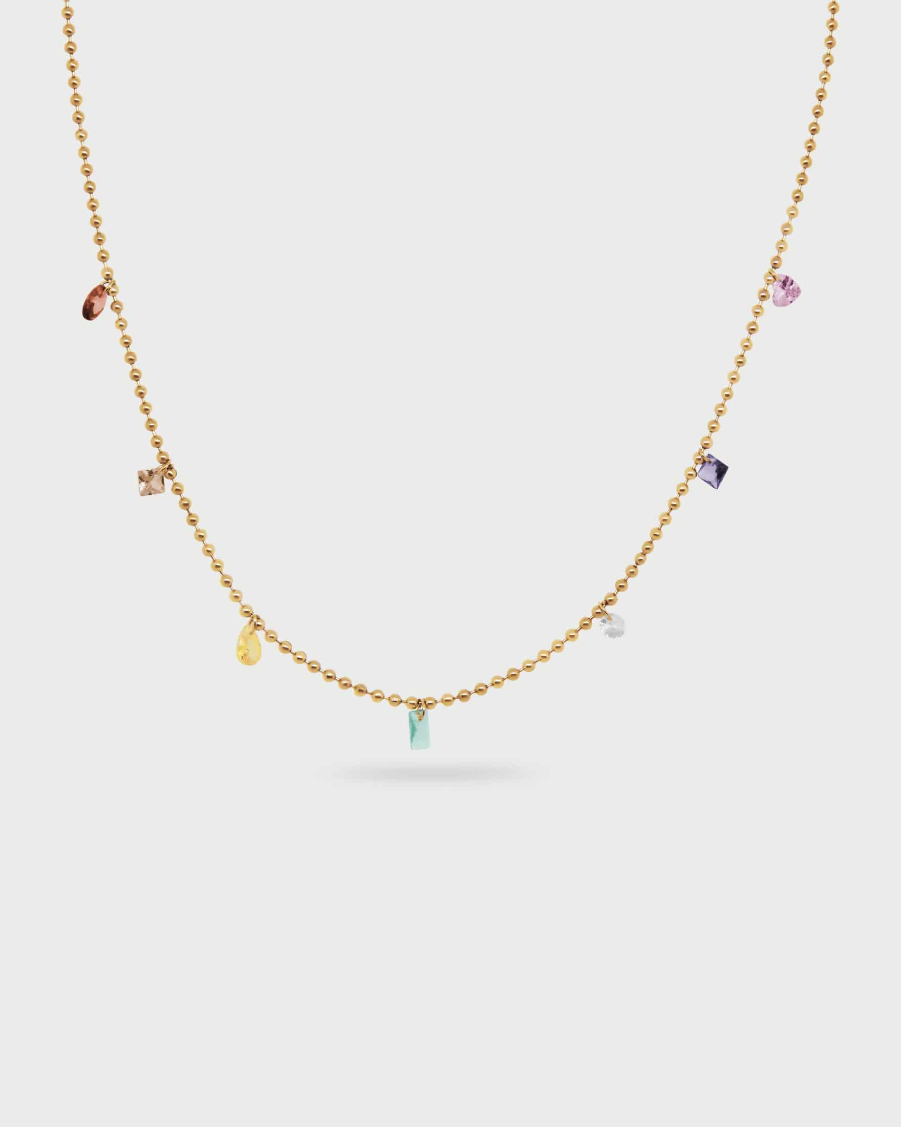 Collar Cristales Multicolor - miniatura 3
