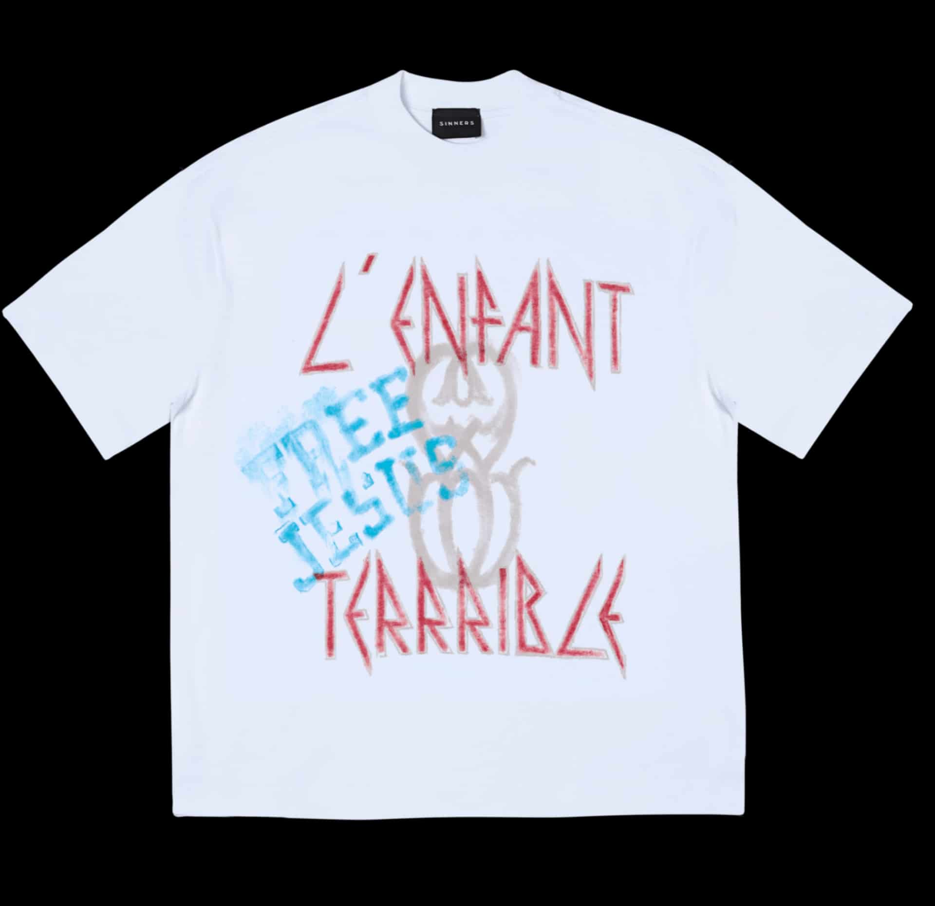 L'ENFANT MONOGRAM WHITE T-SHIRT - miniatura 1