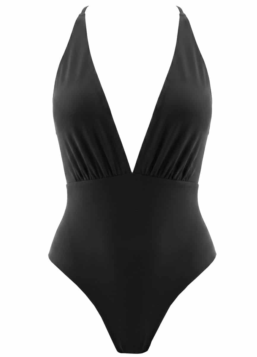 Maaji Jade Black Safri Plunge One Piece - miniatura 6