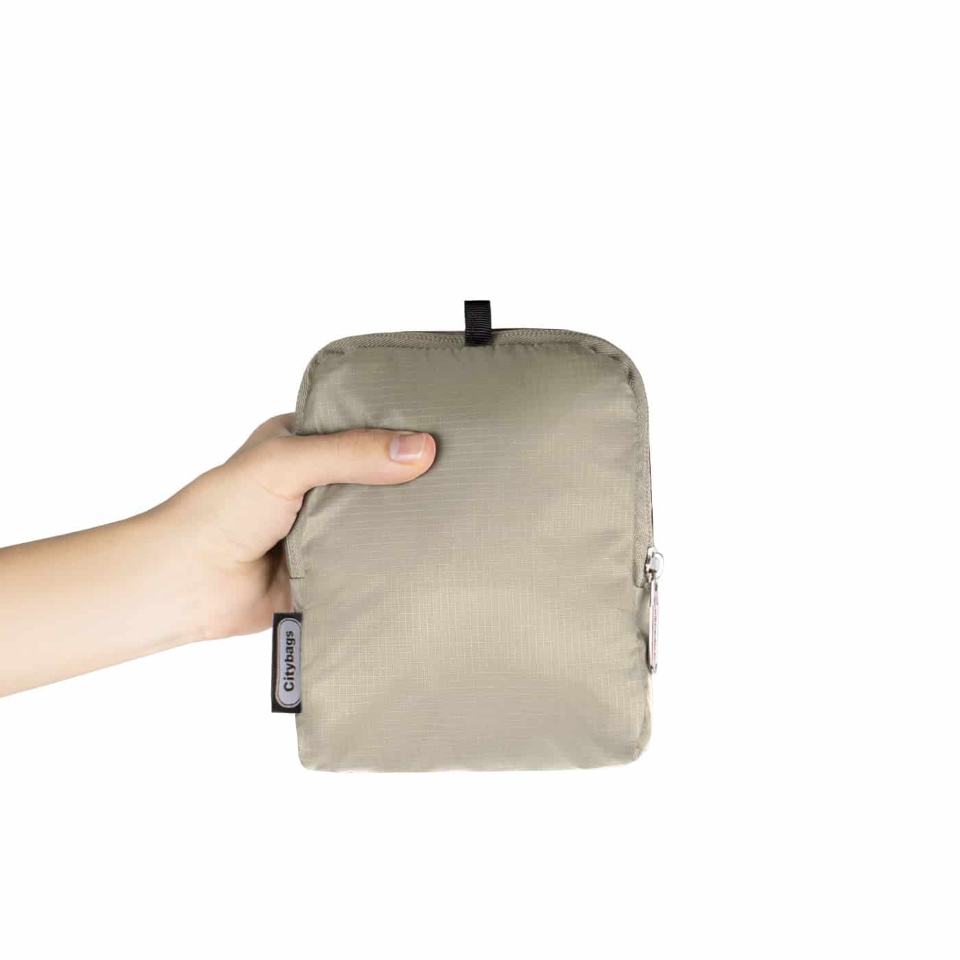 Morral Plegable Citybags Beige - miniatura 2