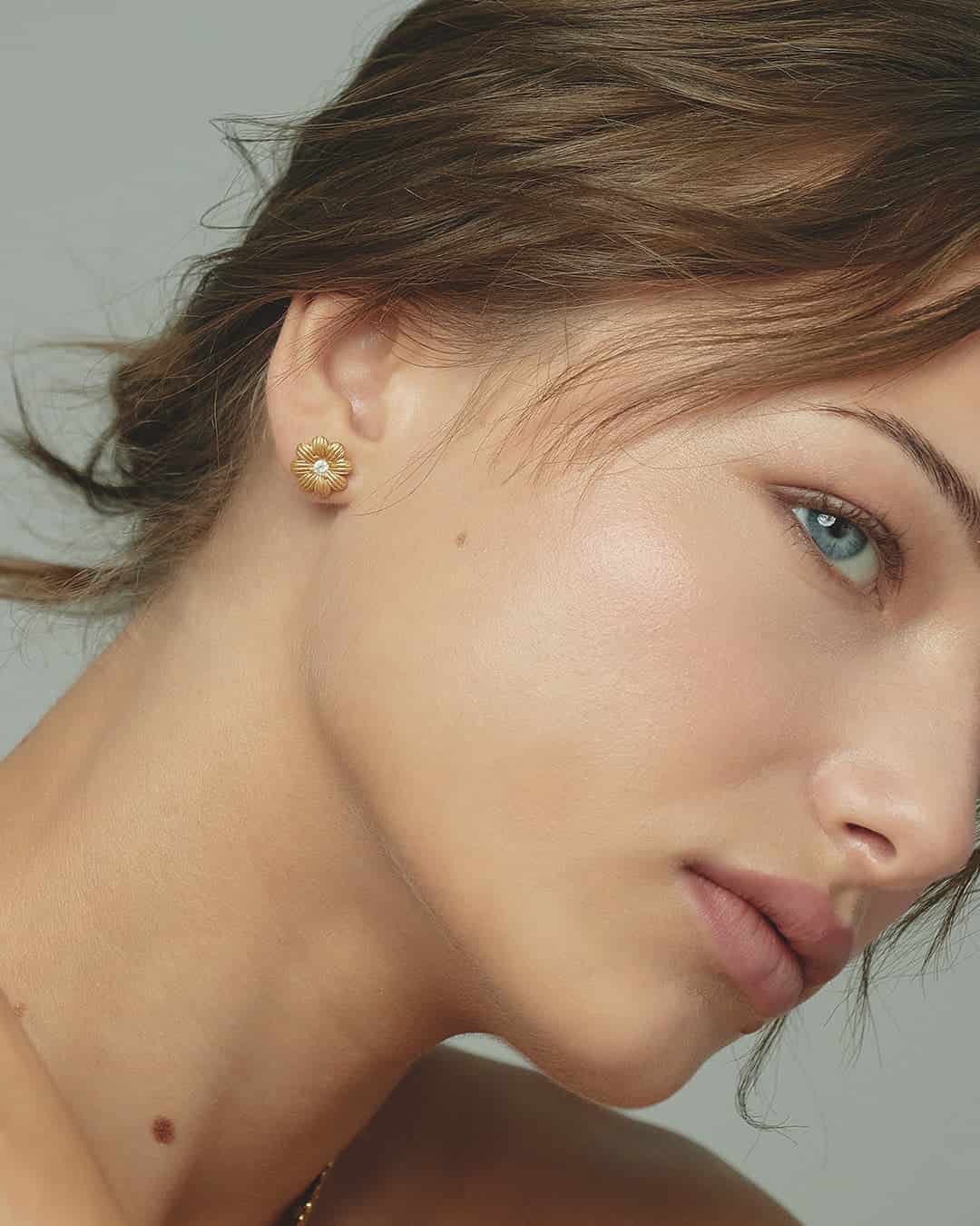 Aretes Fiore Oro - miniatura 3