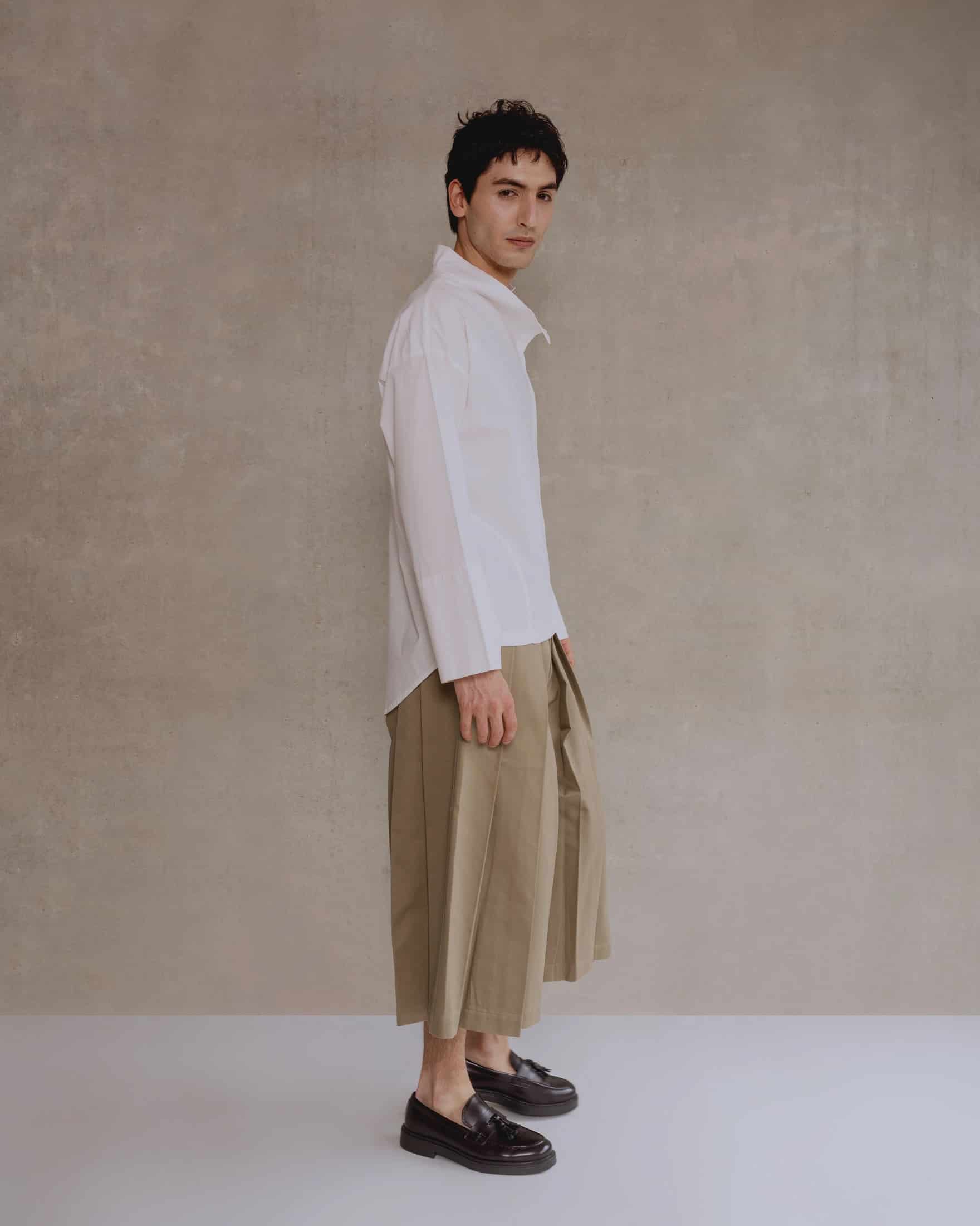 Asymmetric White Shirt - miniatura 3