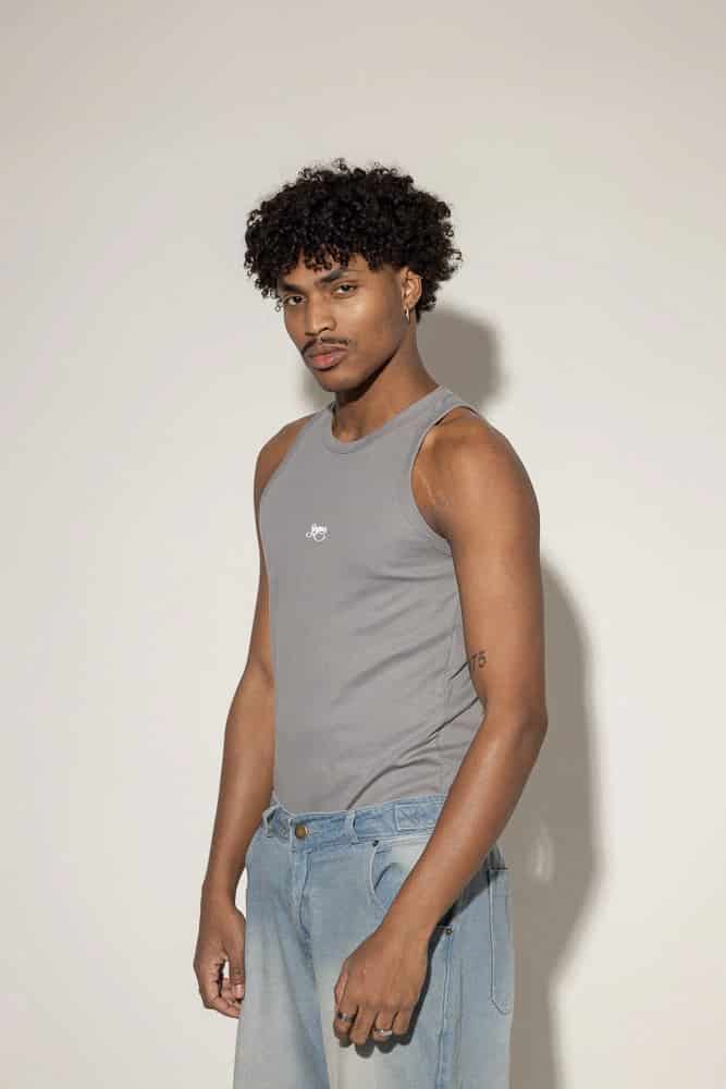 Camisilla Redemption Rib-Gris - miniatura 3