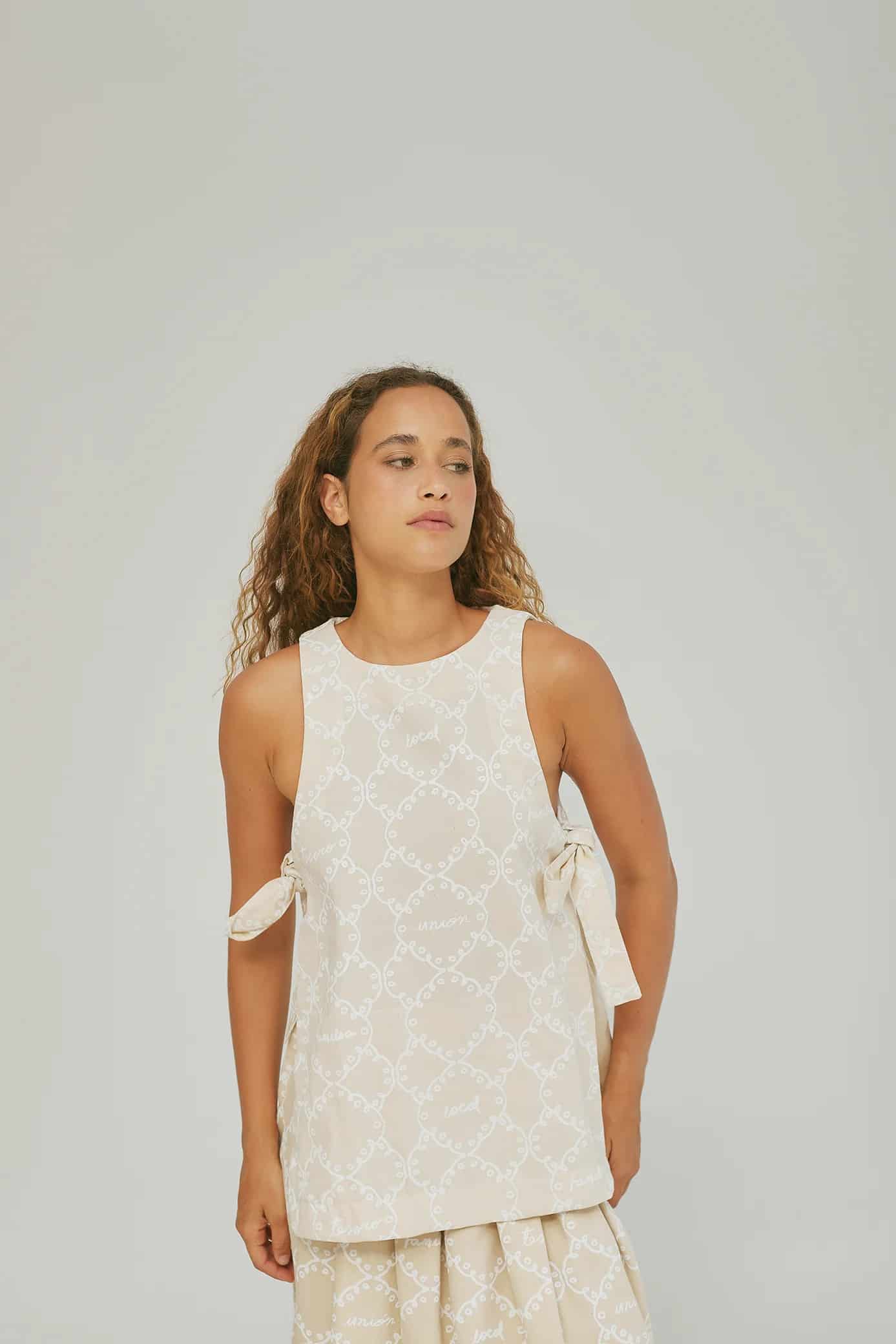 Top Hermandad Mantel Crudo - miniatura 6