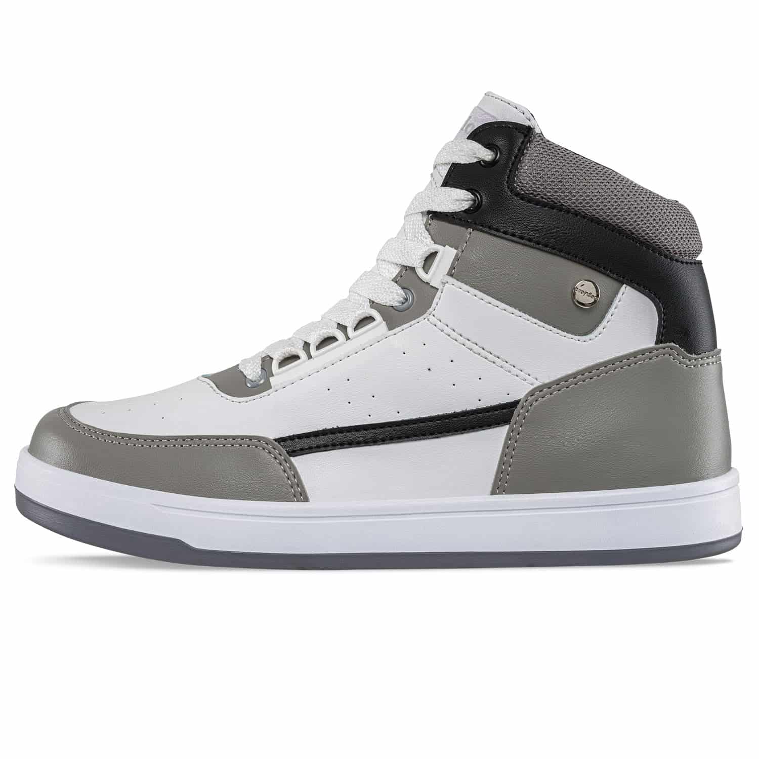 Tenis Urbanos Saitama Blanco-Gris Croydon para Hombre - miniatura 2