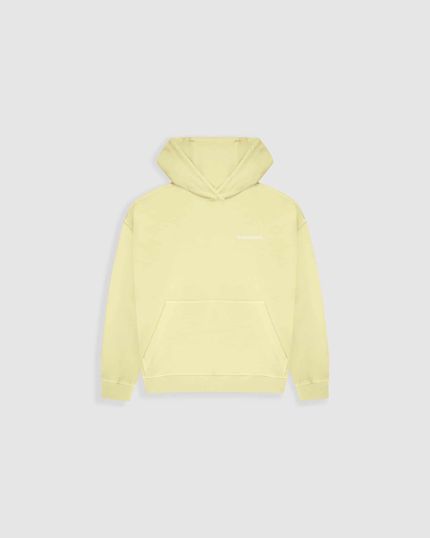 Hoodie Oversized Básico V3 - Amarillo Pastel - miniatura 1