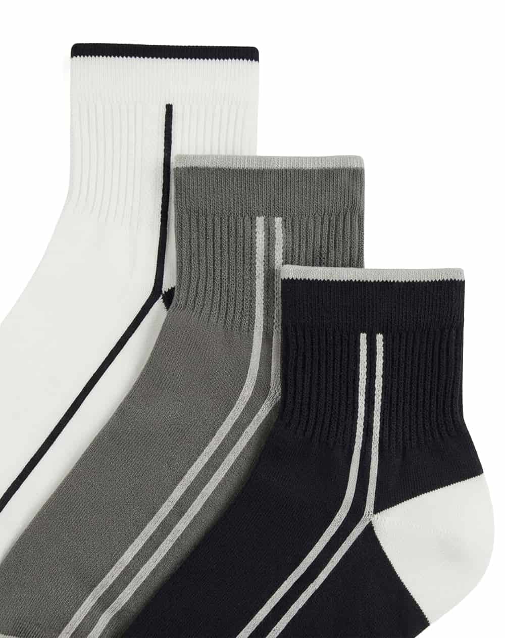 3 pares de medias cortas surtido hombre - miniatura 2