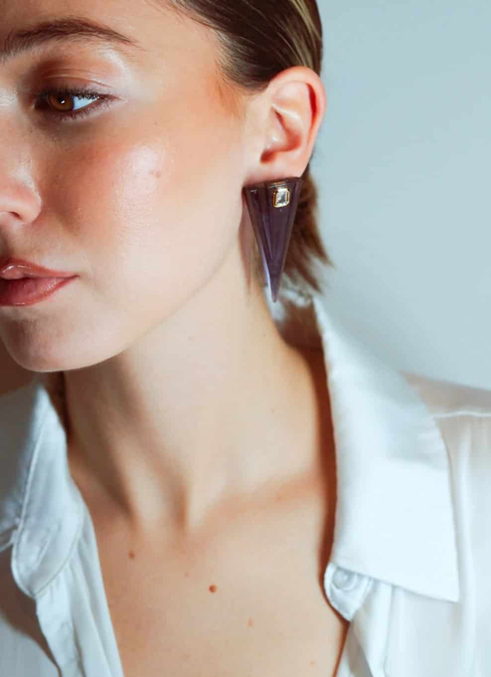 JVxTH - L SMOKY EARRINGS - miniatura 3