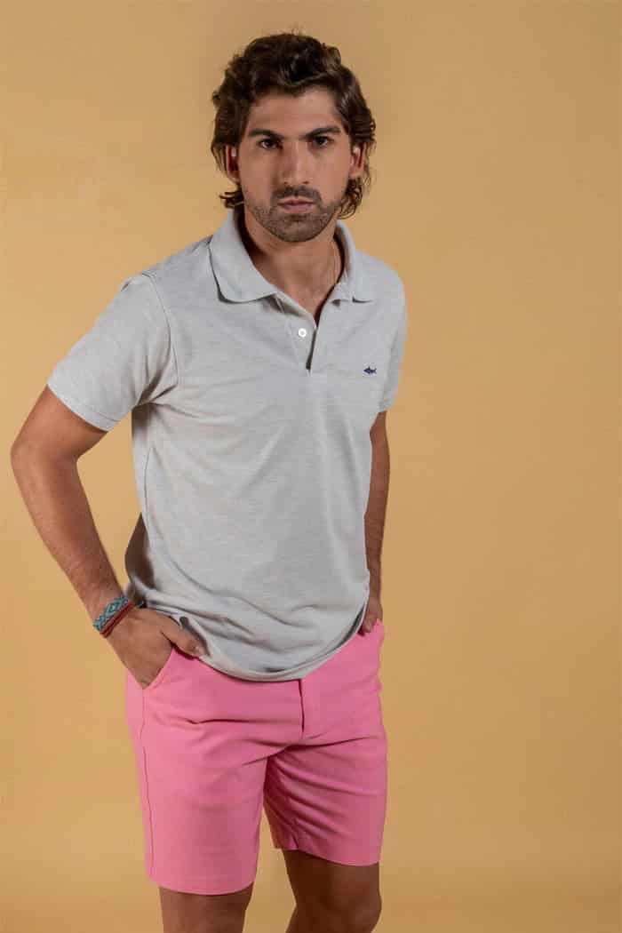 CAMISETA POLO GRIS - miniatura 3