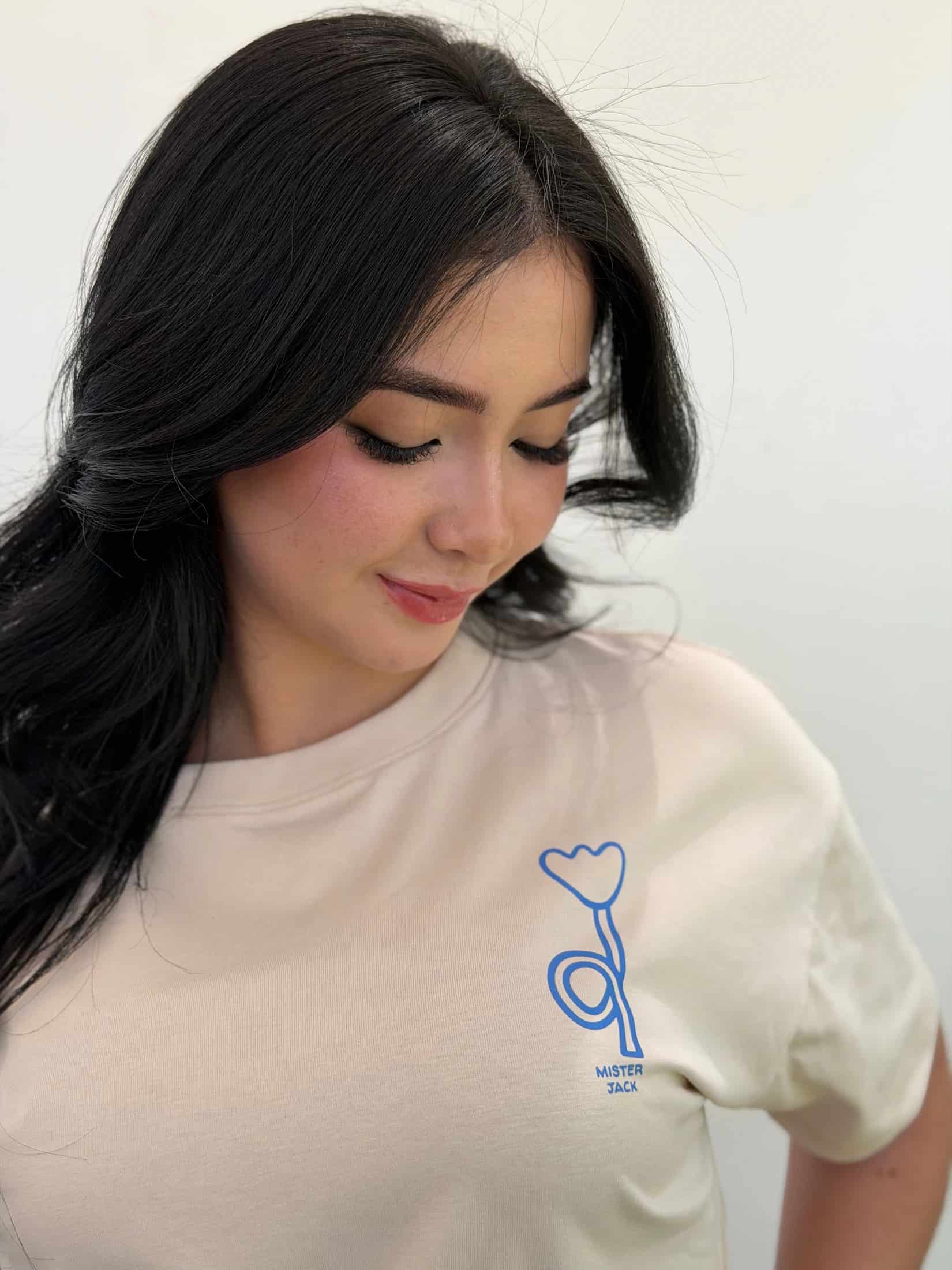 Camiseta Beige Instante - miniatura 3