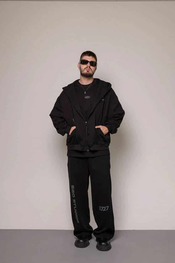 Hoodie 87/27 Sgo-Negro - miniatura 3