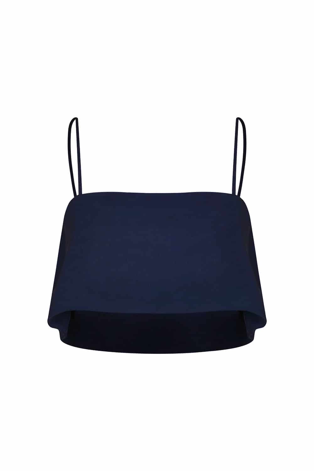 Crop top notre-dame azul - miniatura 1