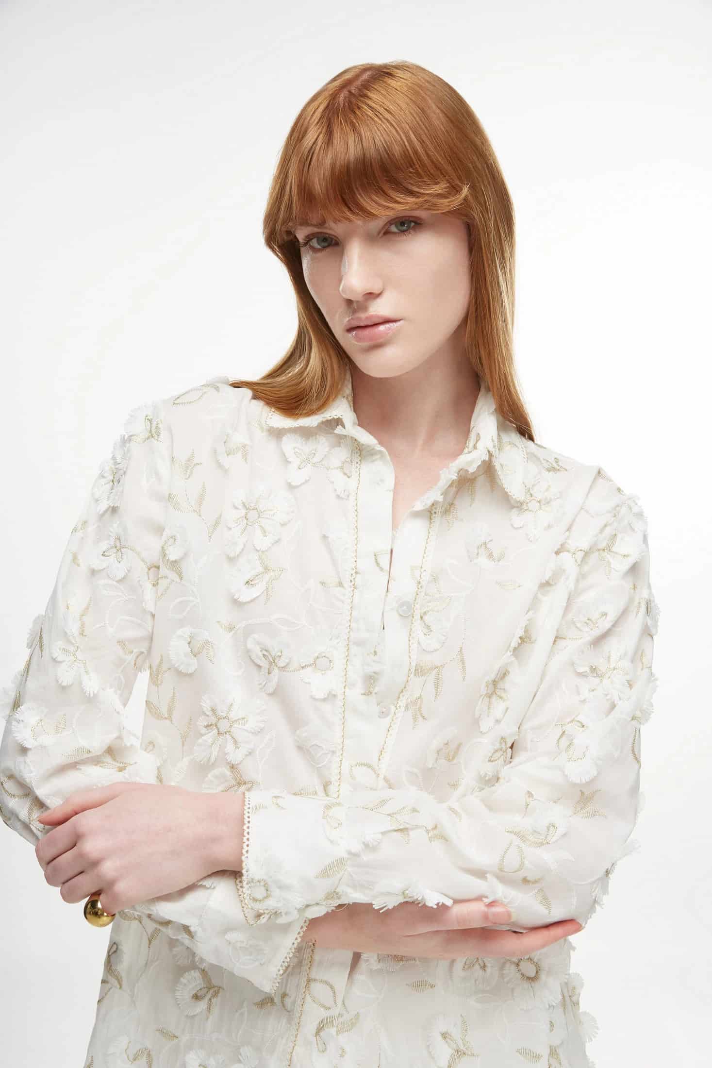 FIORA SHIRT WHITE - miniatura 1