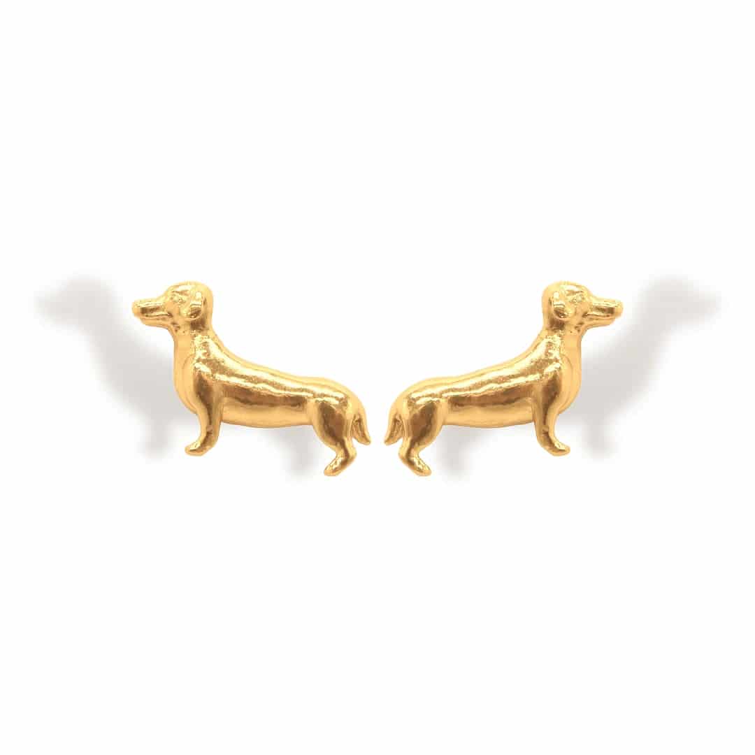Aretes de Perros Salchichas - miniatura 1