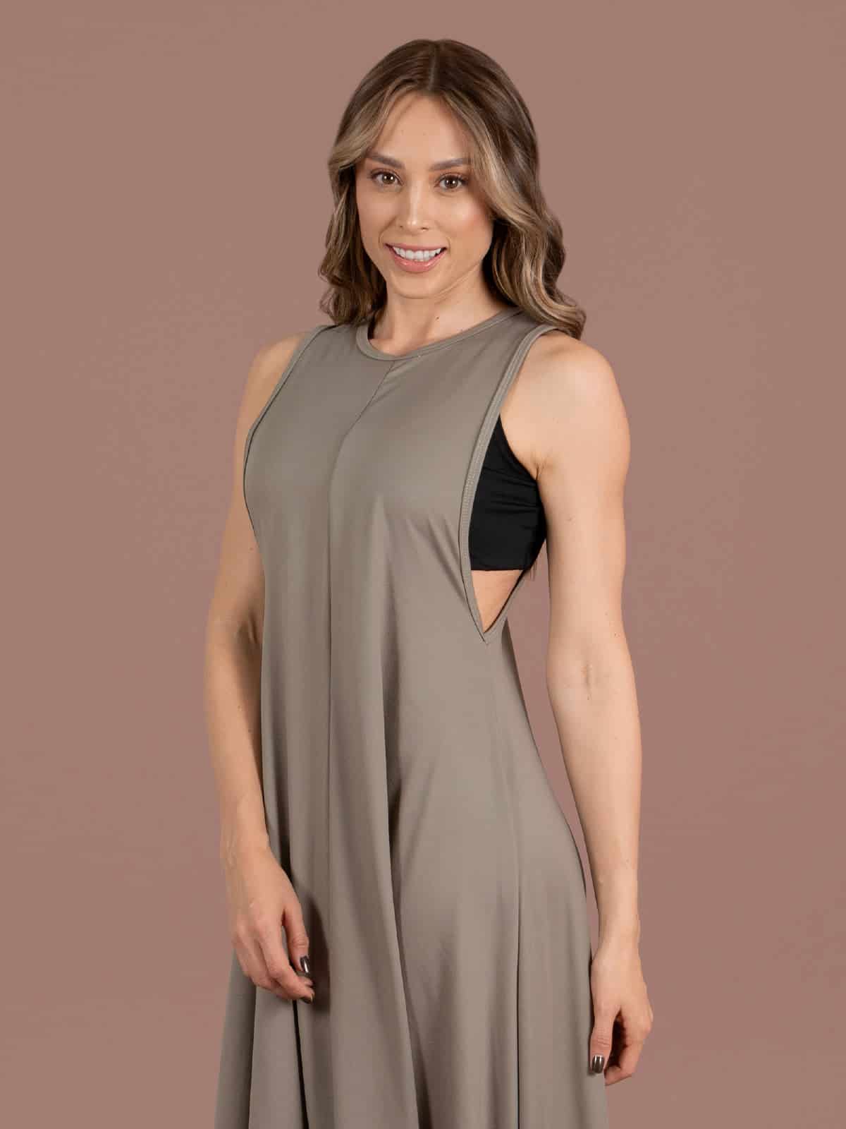 vestido danila melon gray - miniatura 4