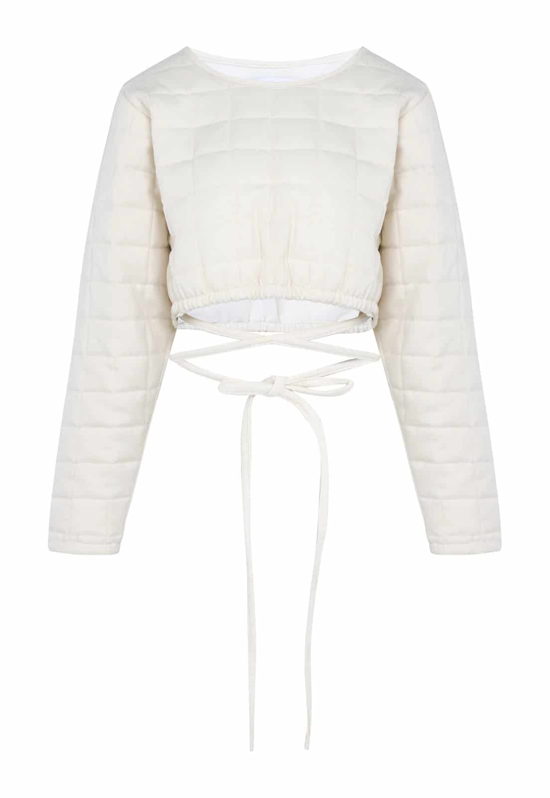 Claude Puffy Shirt Cream - miniatura 3