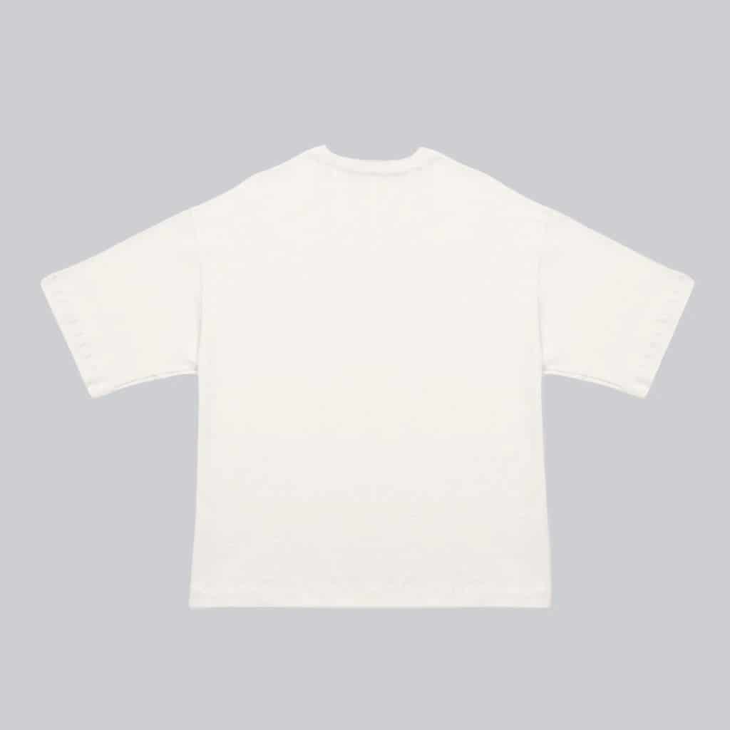 Camiseta BLOCK naranja sobre blanco - miniatura 2
