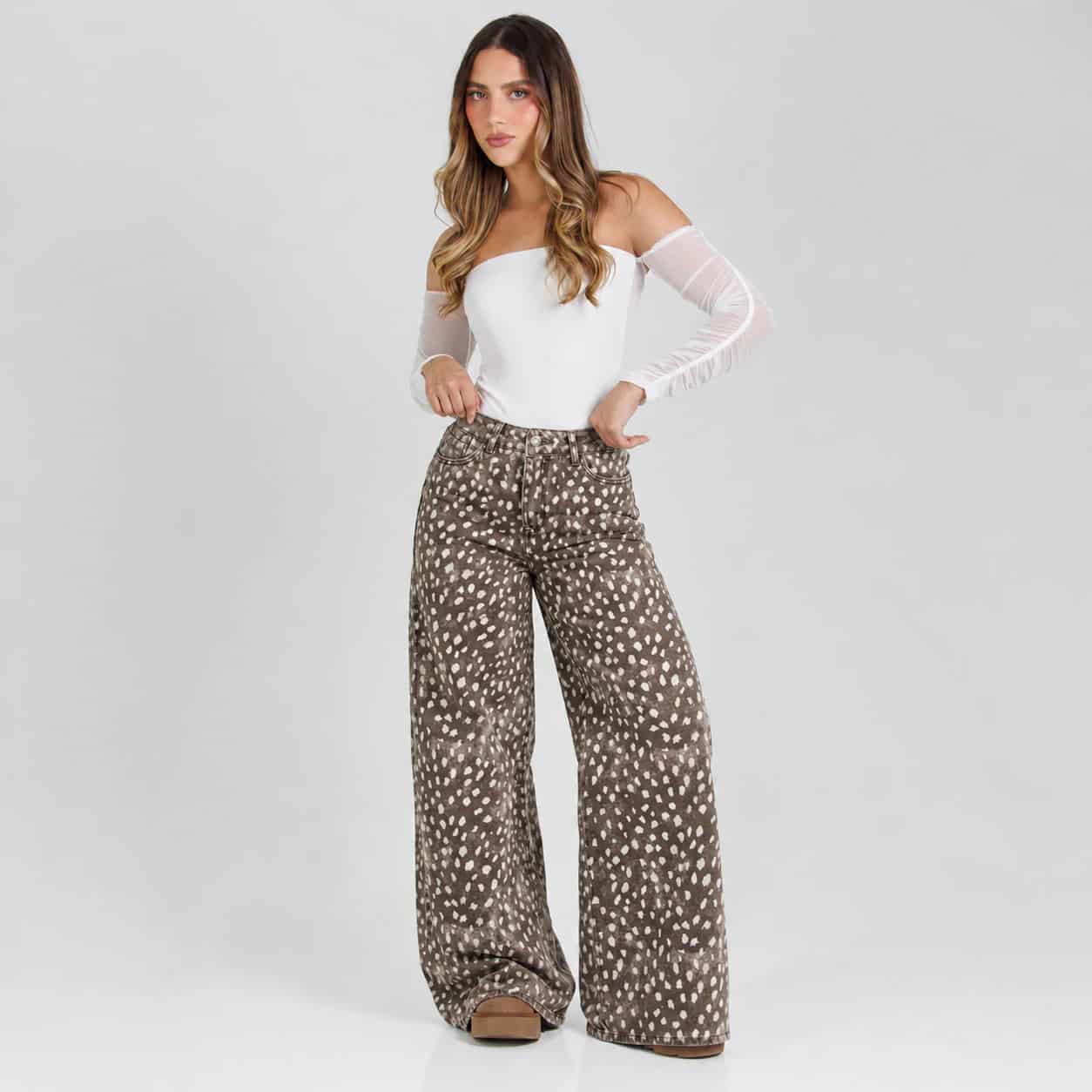 Jean Wide Leg Premium ax-3148 Licrado - miniatura 1