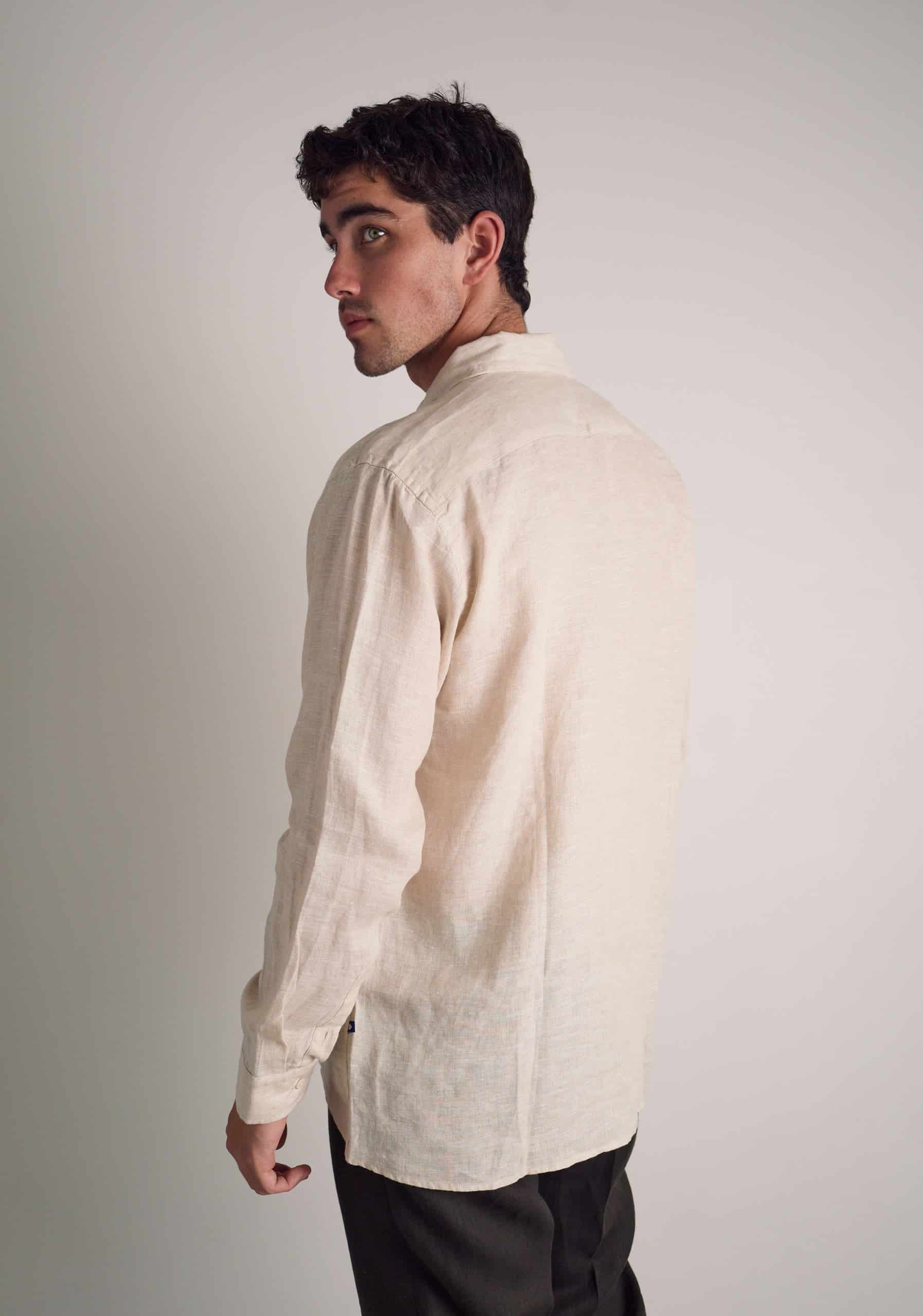 Camisa H Cachao Guayabera Avena - miniatura 5