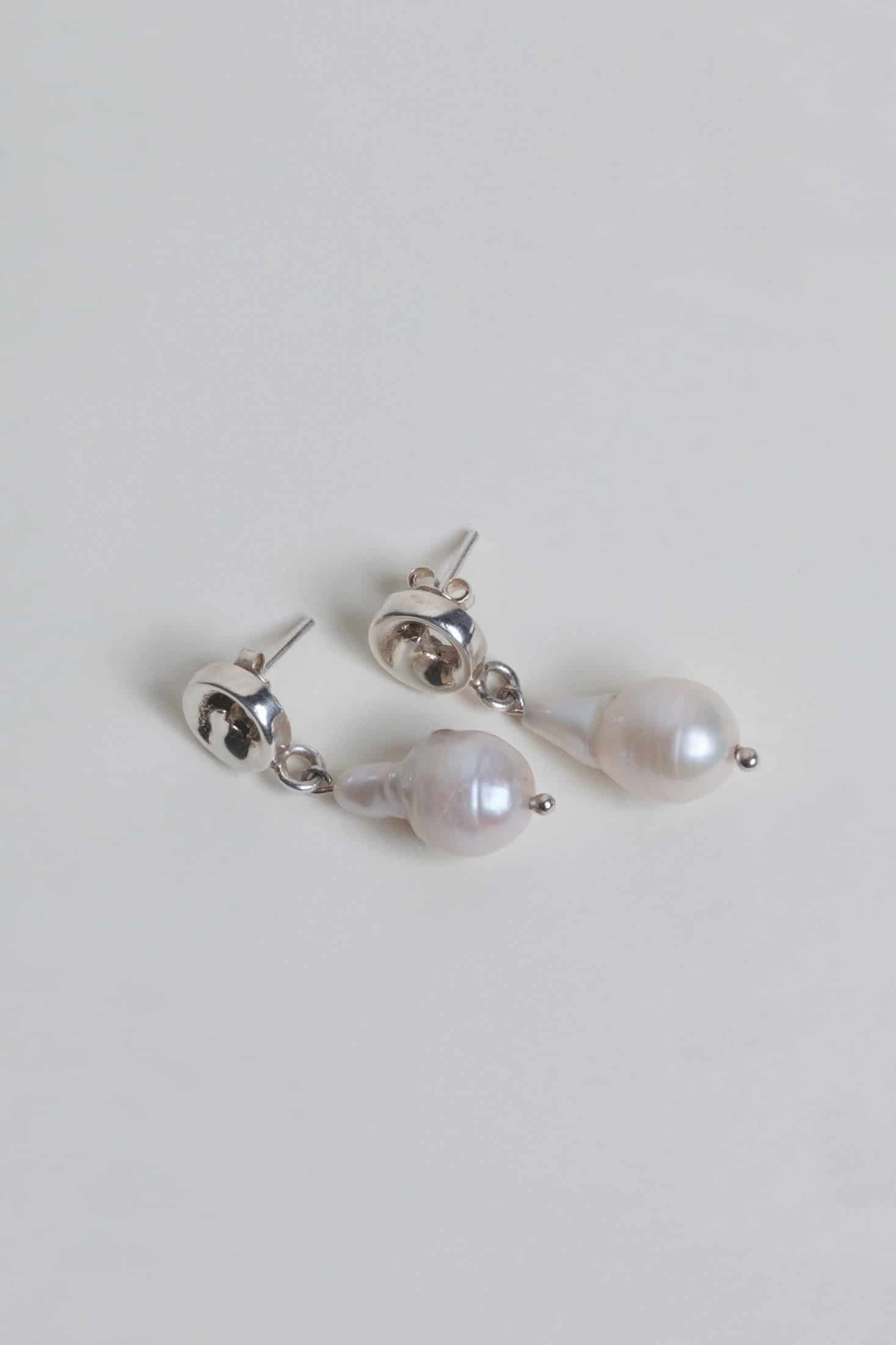 Aretes Rollitos Midi Perla - miniatura 3
