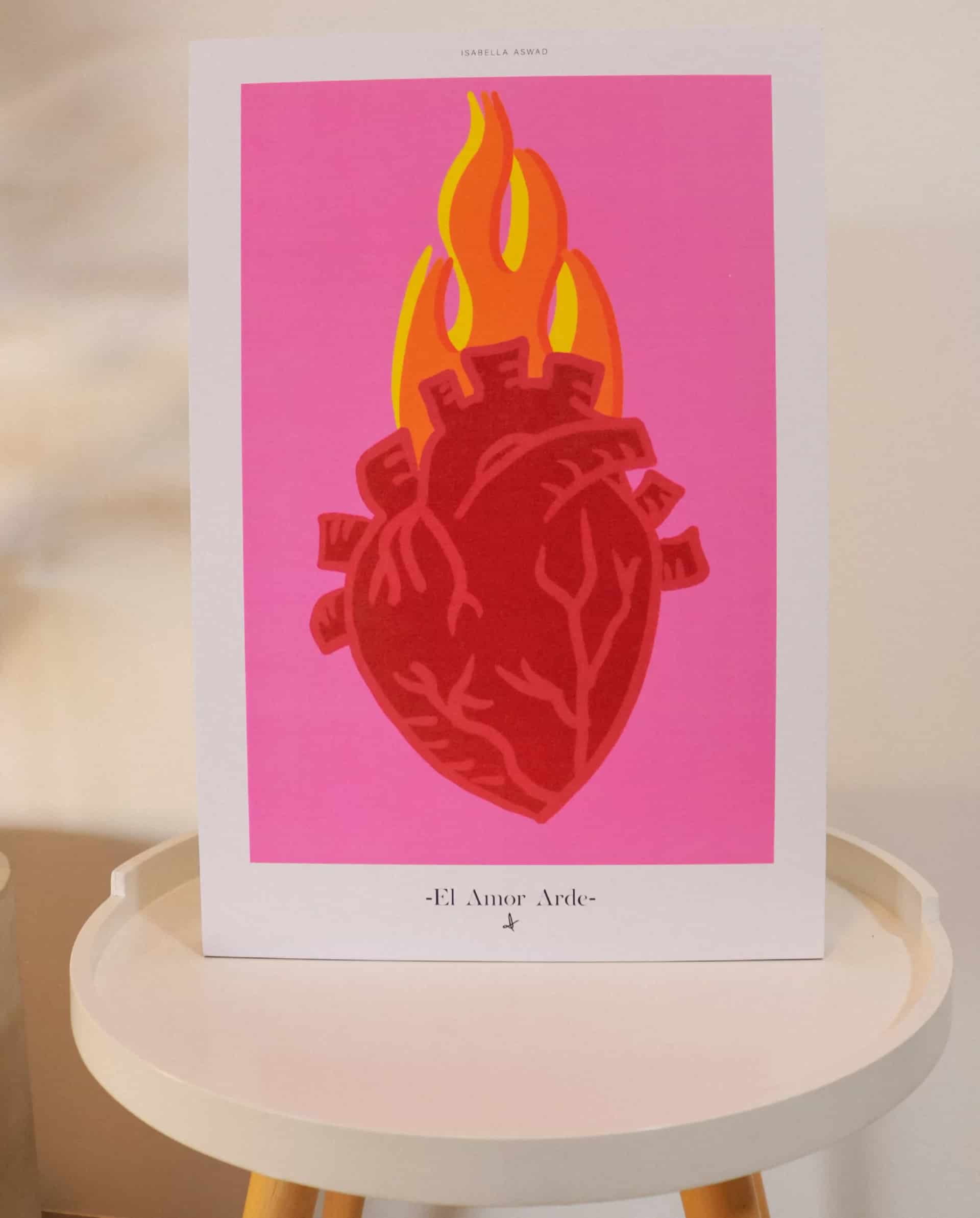 Poster “El amor arde” - miniatura 2