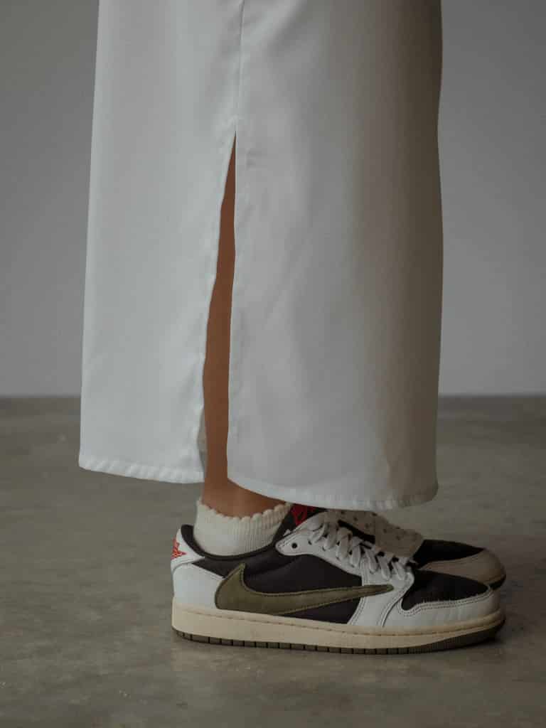 LONG CORE SKIRT  - SOFT WHITE - miniatura 12
