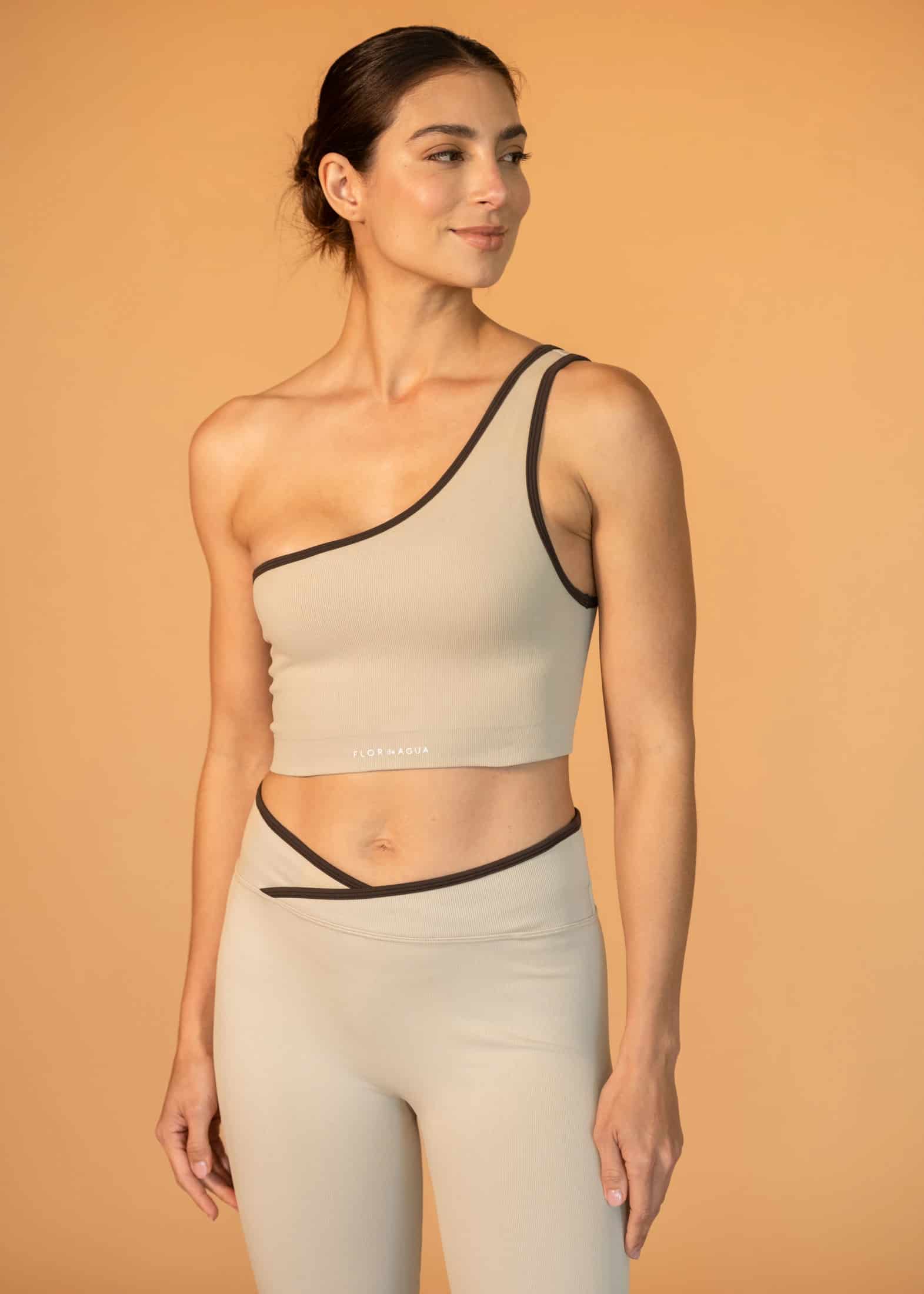 Bra Breathe One Shoulder Capuccino - miniatura 1