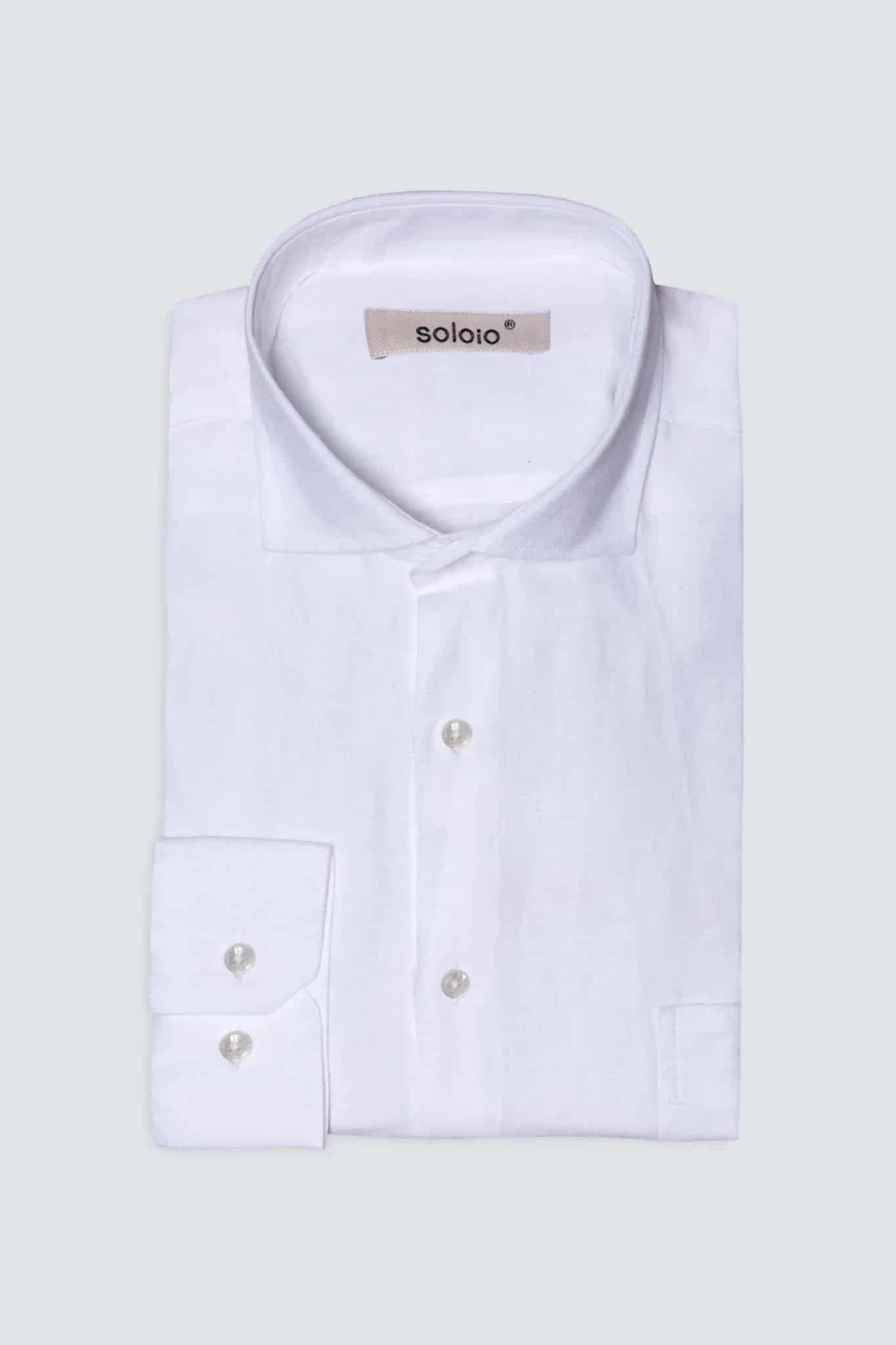 Men's guayabera linen pockets shirt - miniatura 5