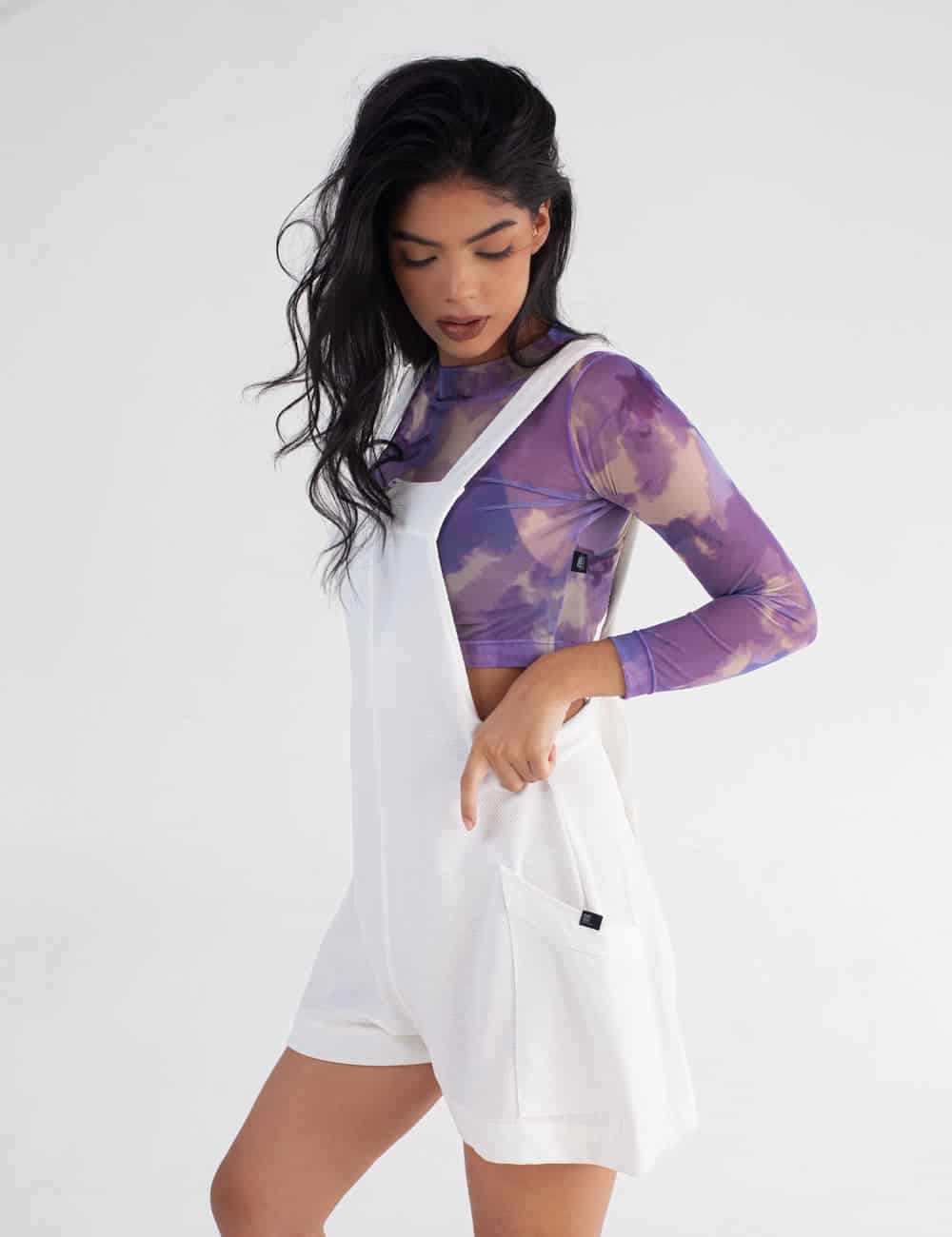 Romper Tirantas Haoma crudo Mujer - miniatura 5