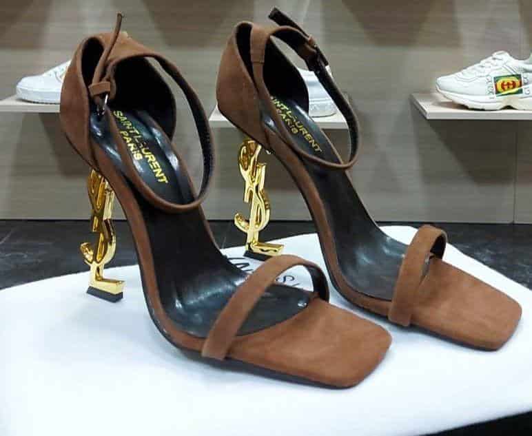 TACONES YSL CAFE - miniatura 1