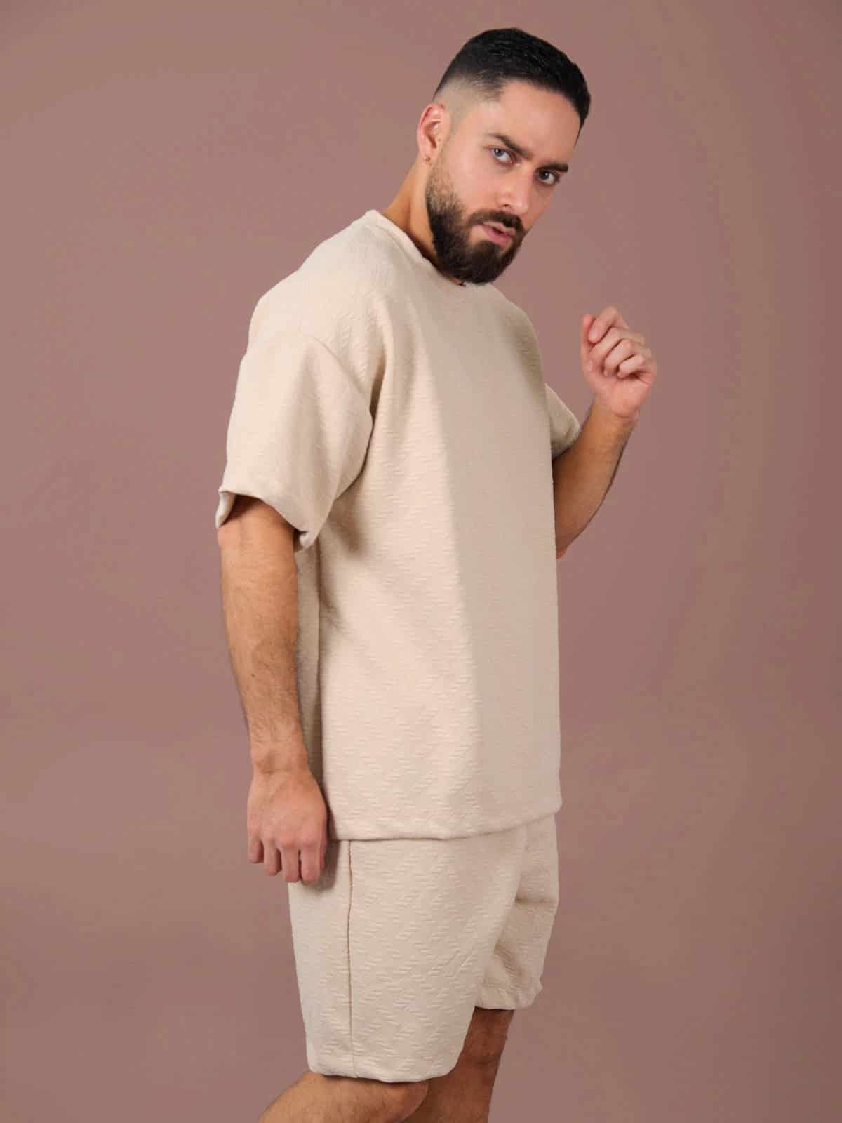 set mucura hombre beige - miniatura 3
